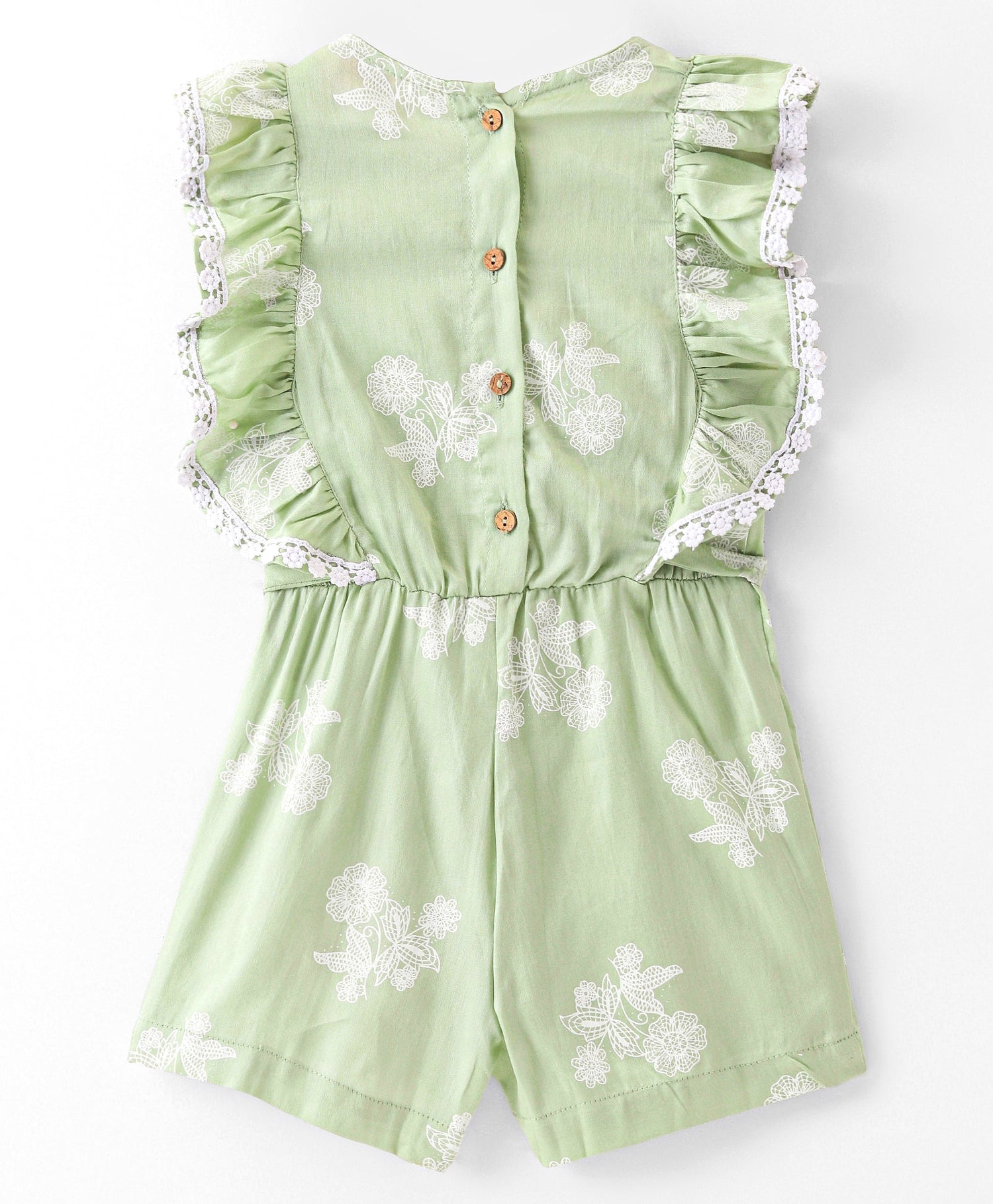 Girls Cotton satin Spagetti Jumpsuit