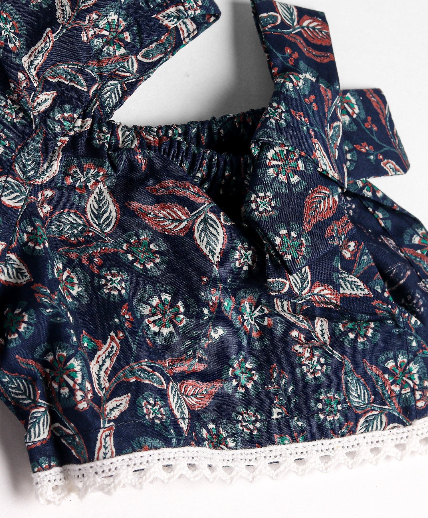 Girls printed casual cotton dress