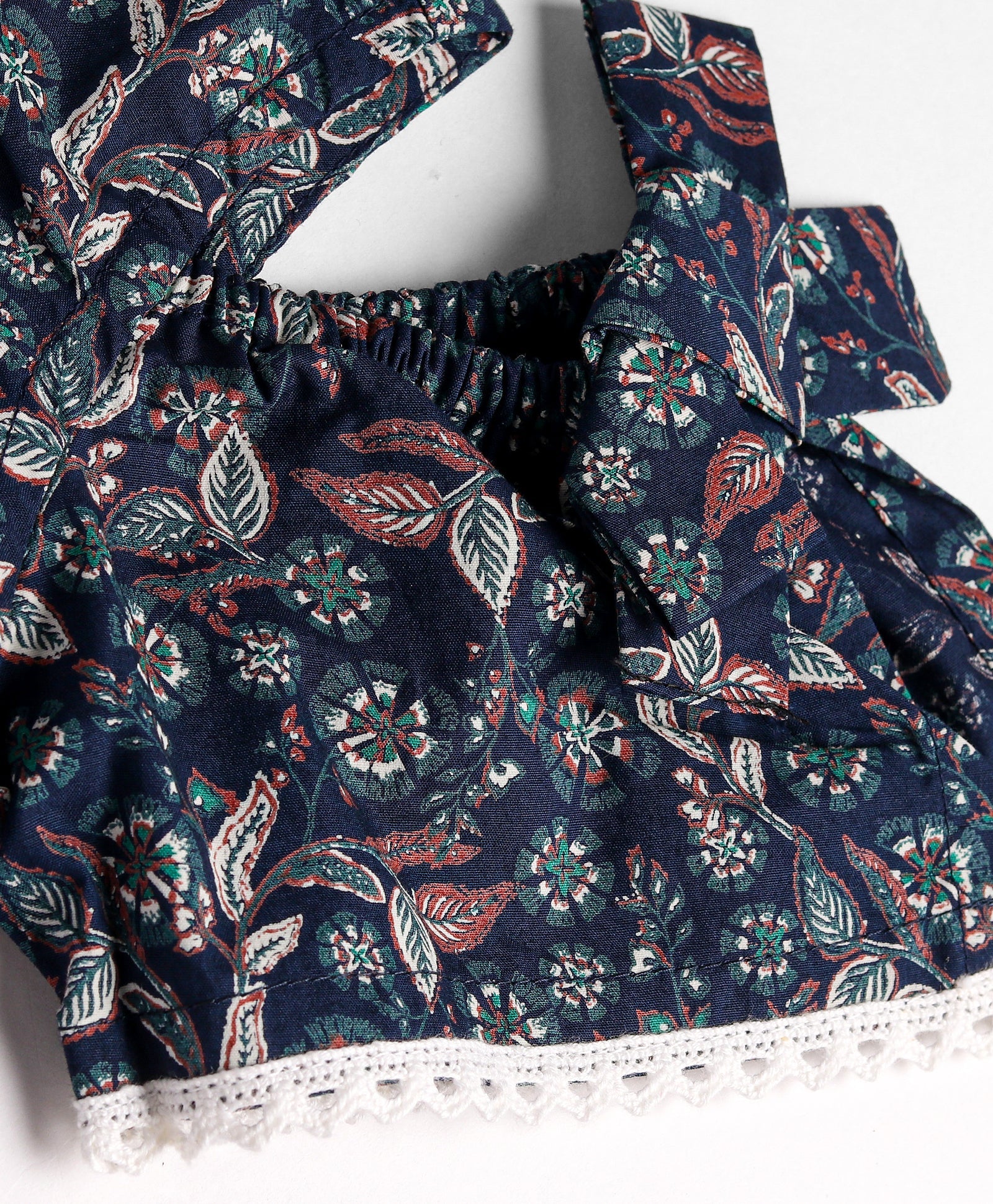 Girls printed casual cotton dress