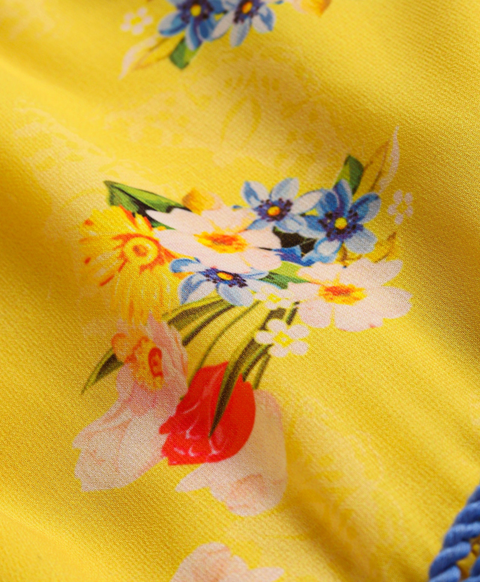 Girls printed georgette dress