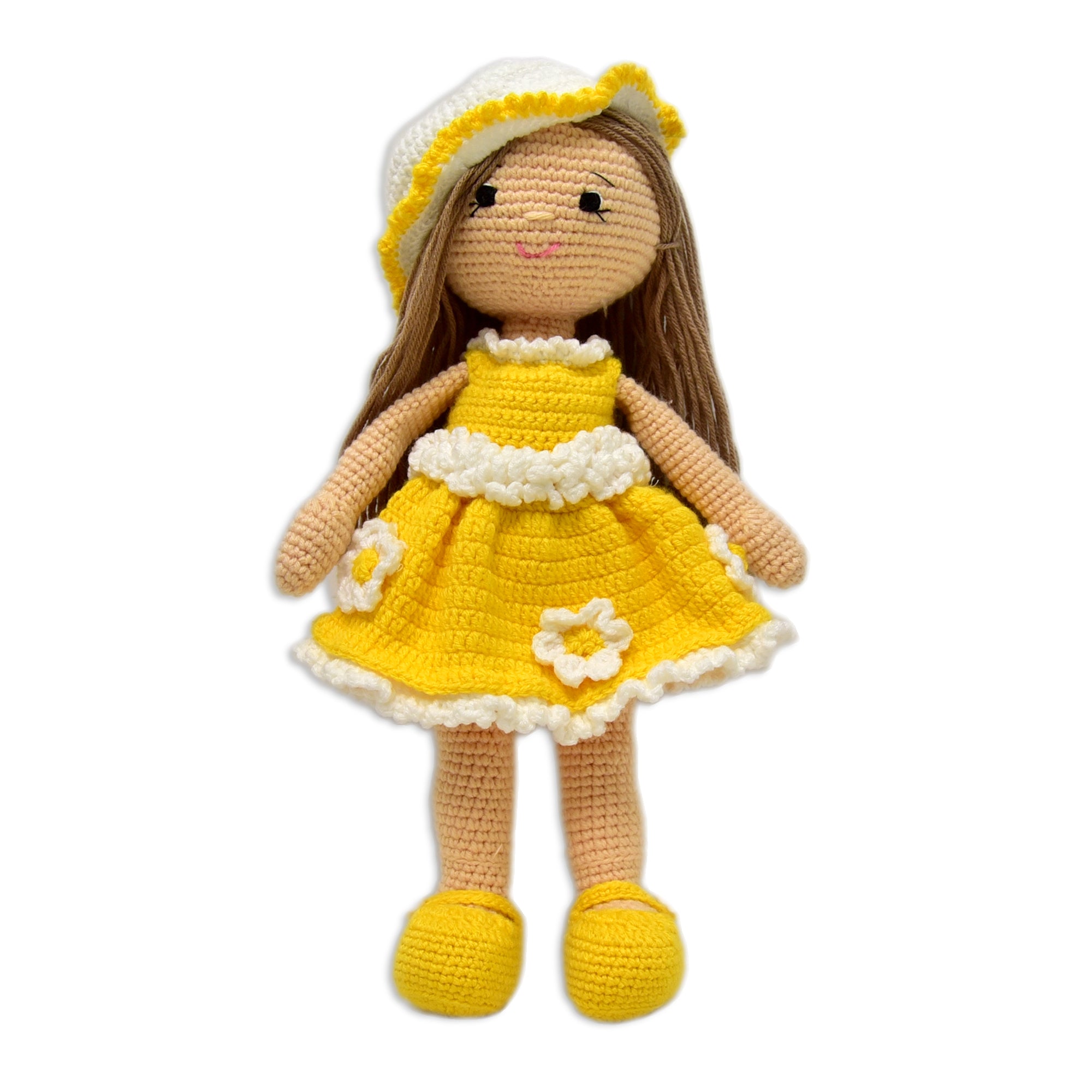 Handmade Crochet Doll- Sunshine
