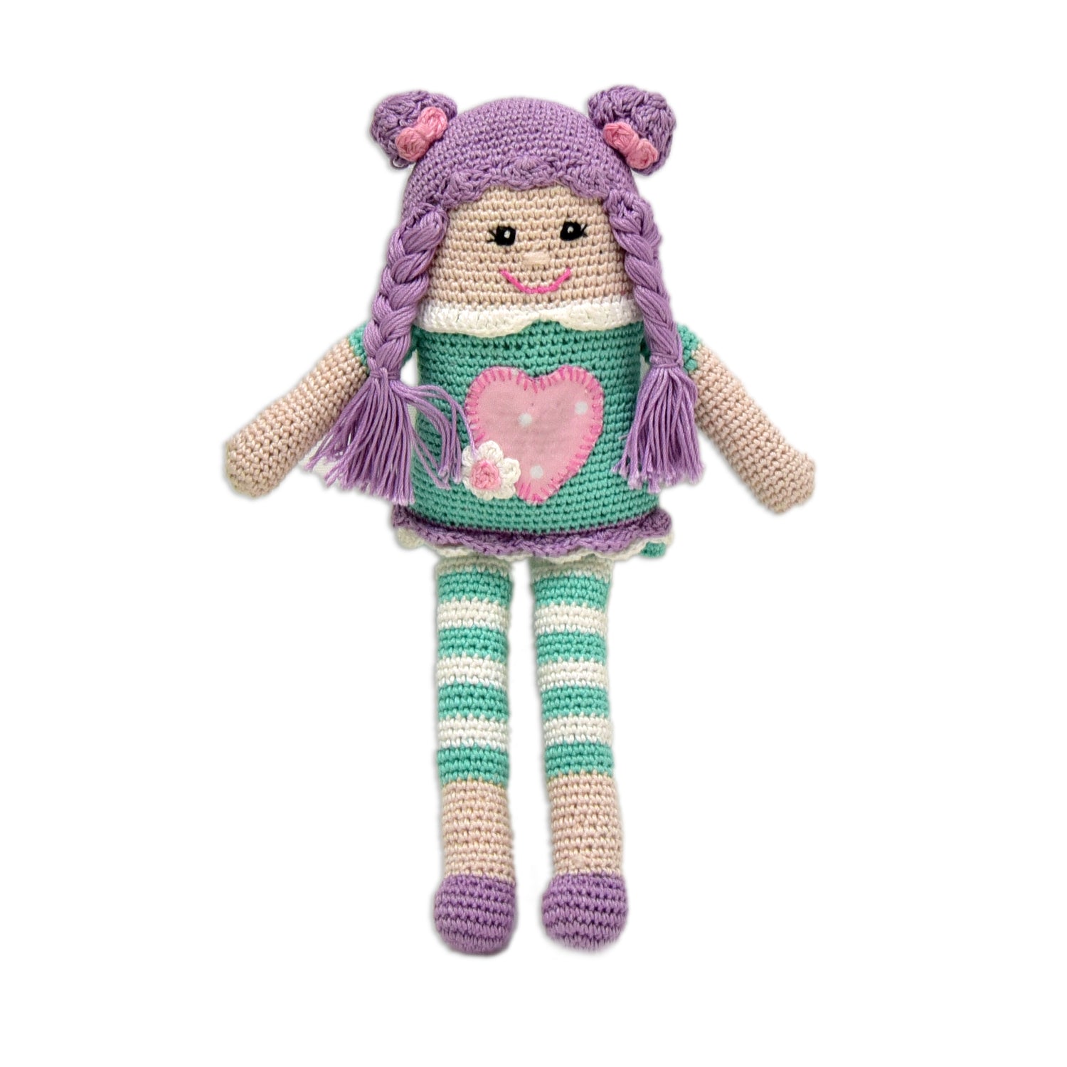 Handmade Crocheted Dolls -Purple Pie Doll