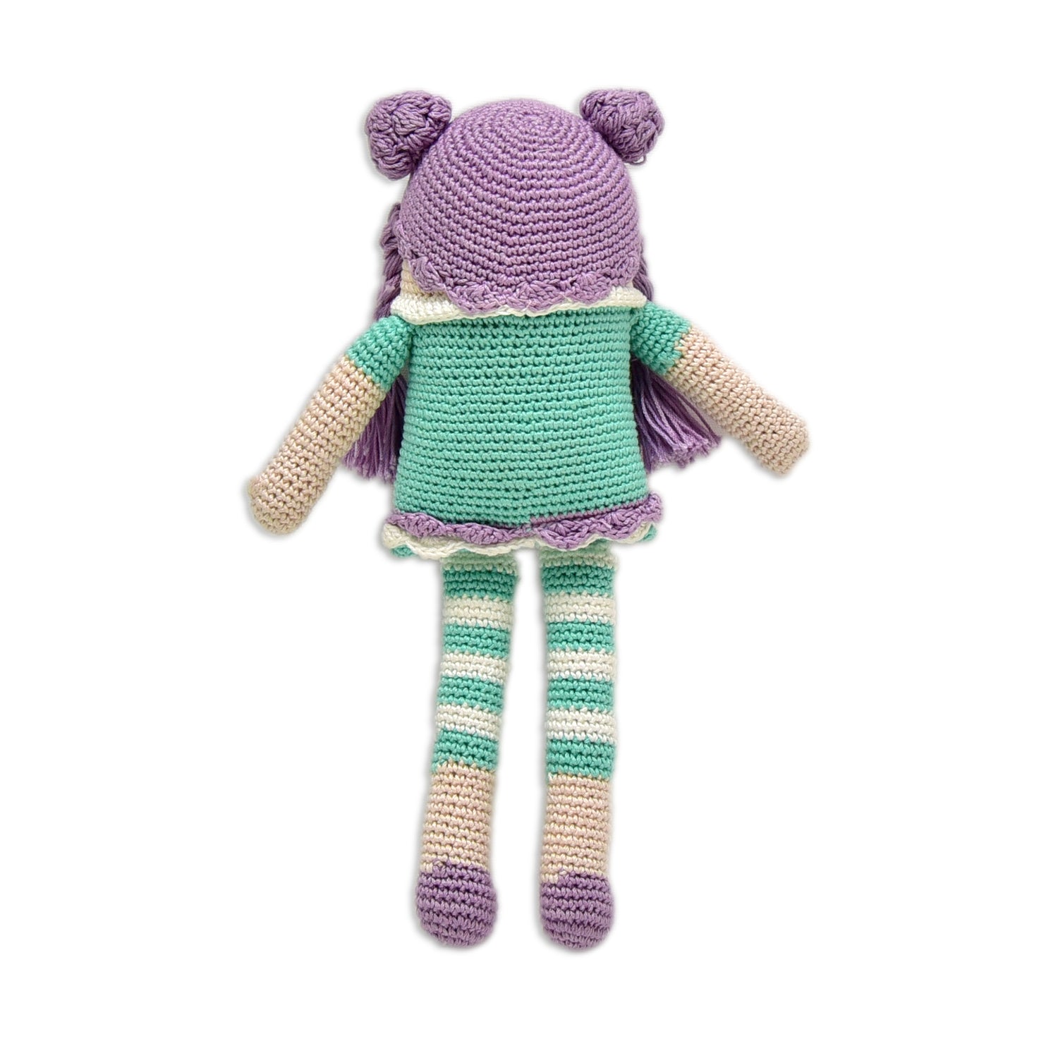 Handmade Crocheted Dolls -Purple Pie Doll