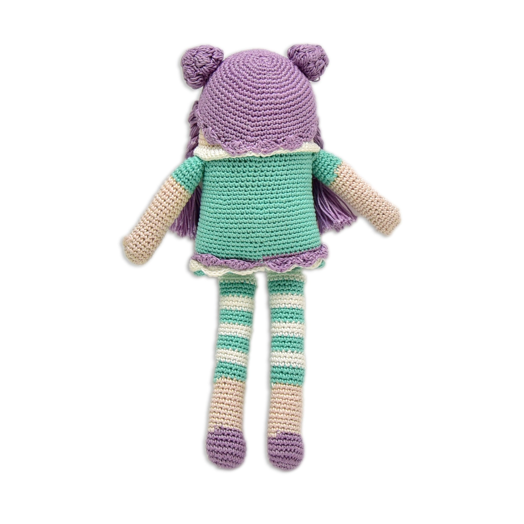 Handmade Crocheted Dolls -Purple Pie Doll