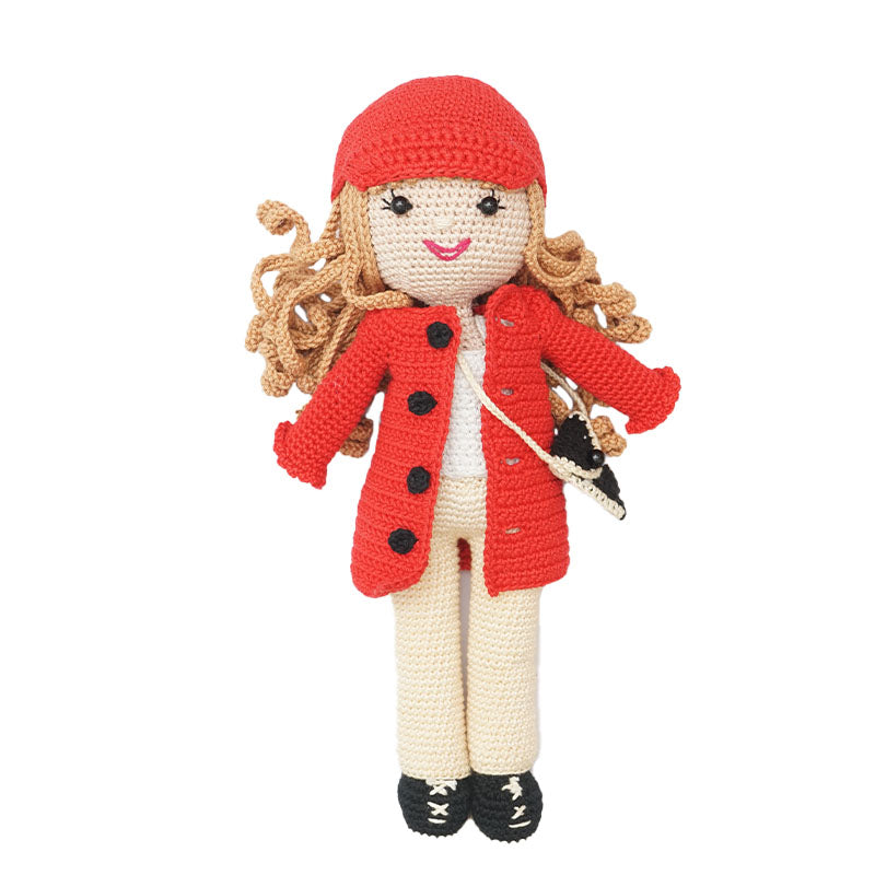 Colorful Handmade PC Doll - Unique & Lovingly Crafted!