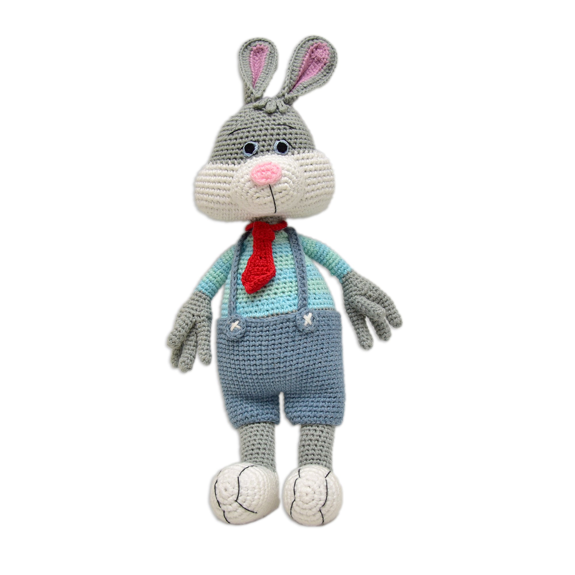 Cute Handmade Jasper the Bunny - Crocheted Plush Toy