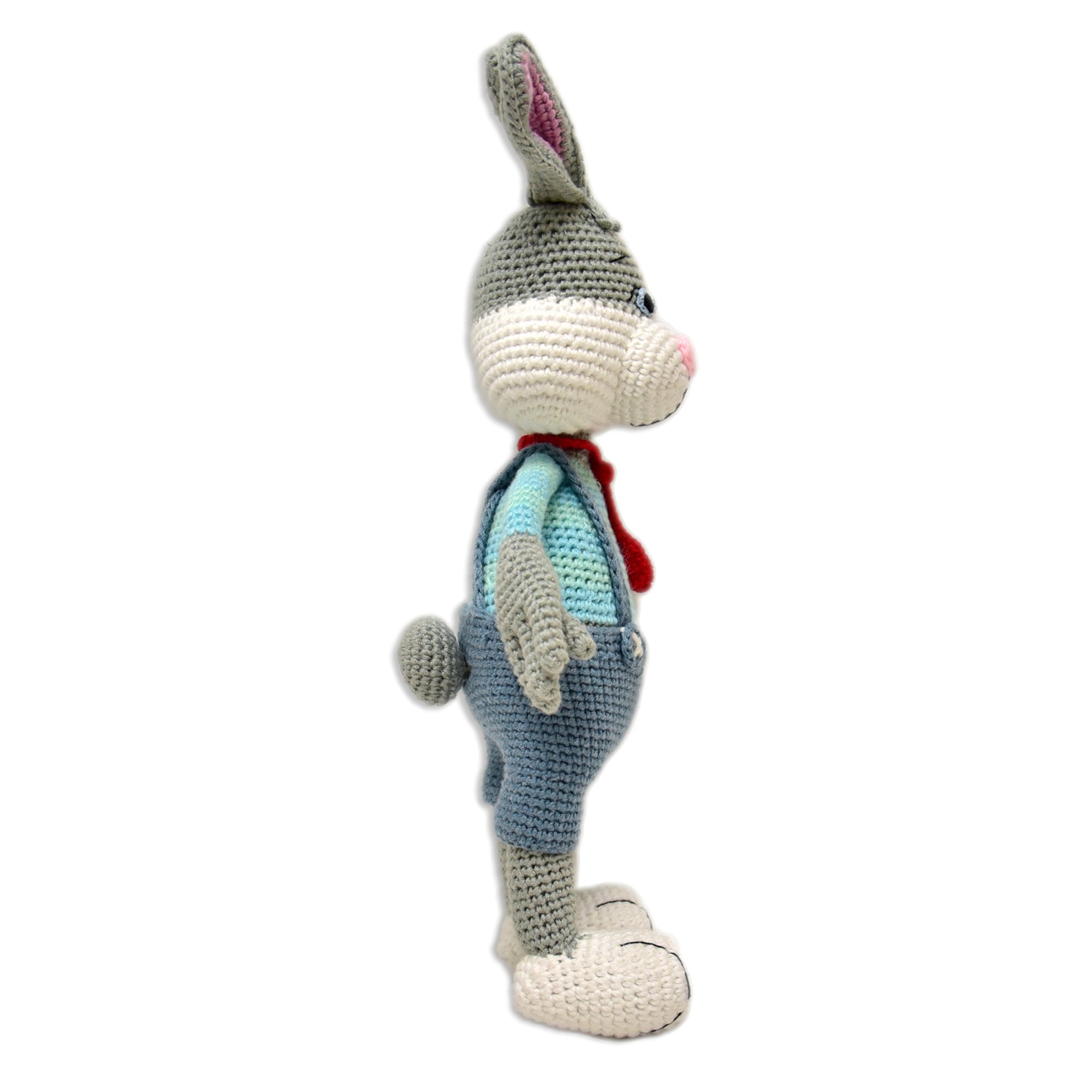 Cute Handmade Jasper the Bunny - Crocheted Plush Toy