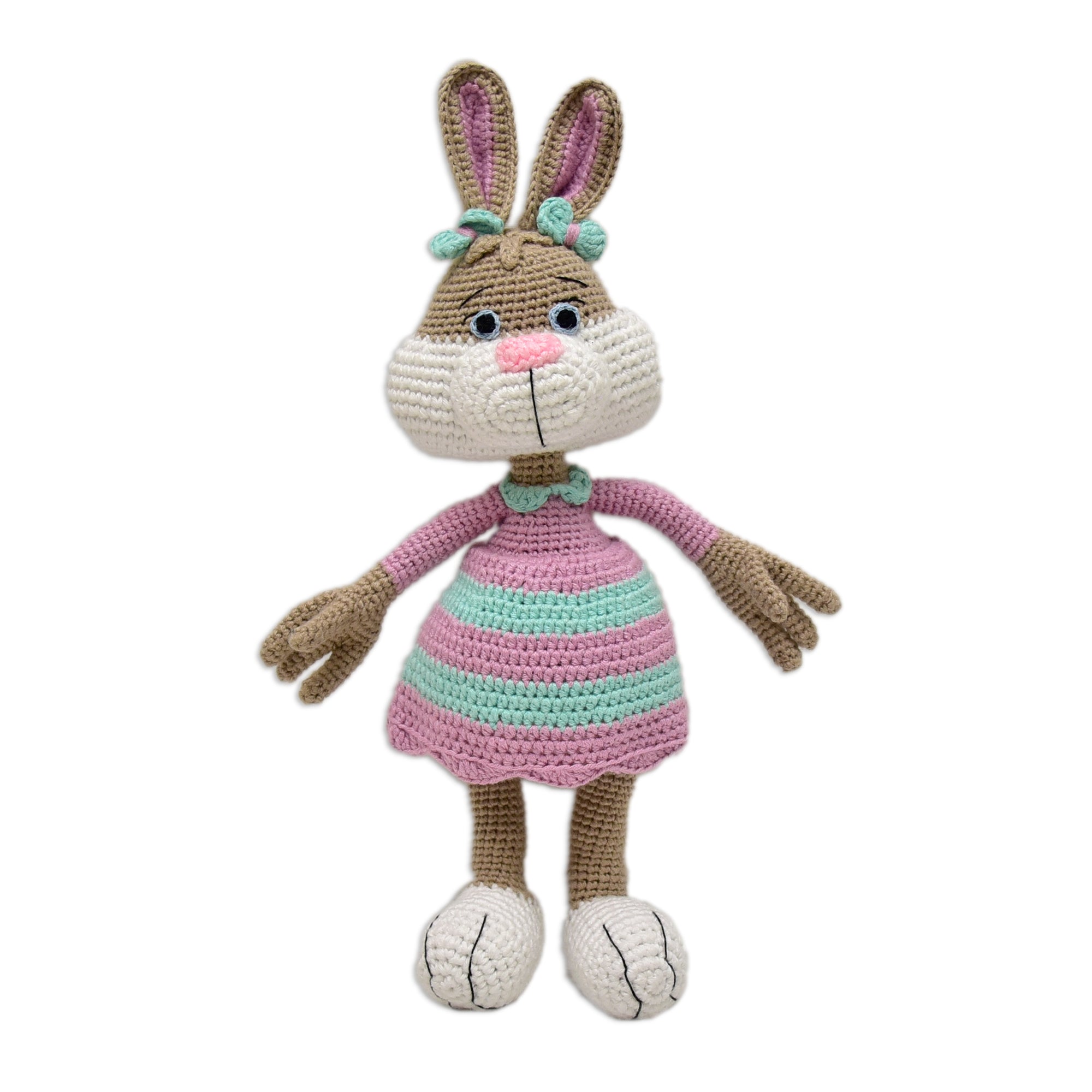 Jill the Bunny - Adorable Handmade Crocheted Plush Toy