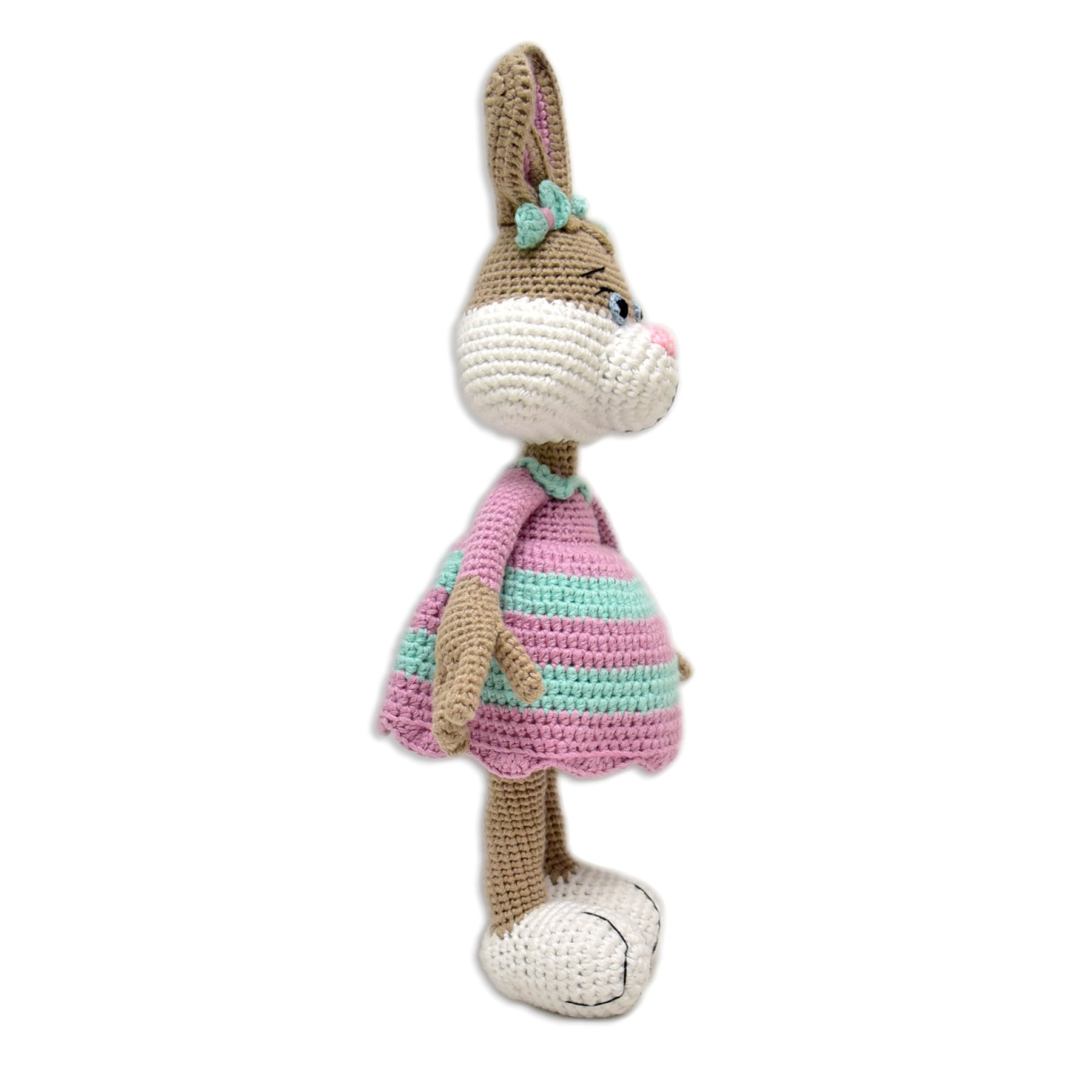 Jill the Bunny - Adorable Handmade Crocheted Plush Toy