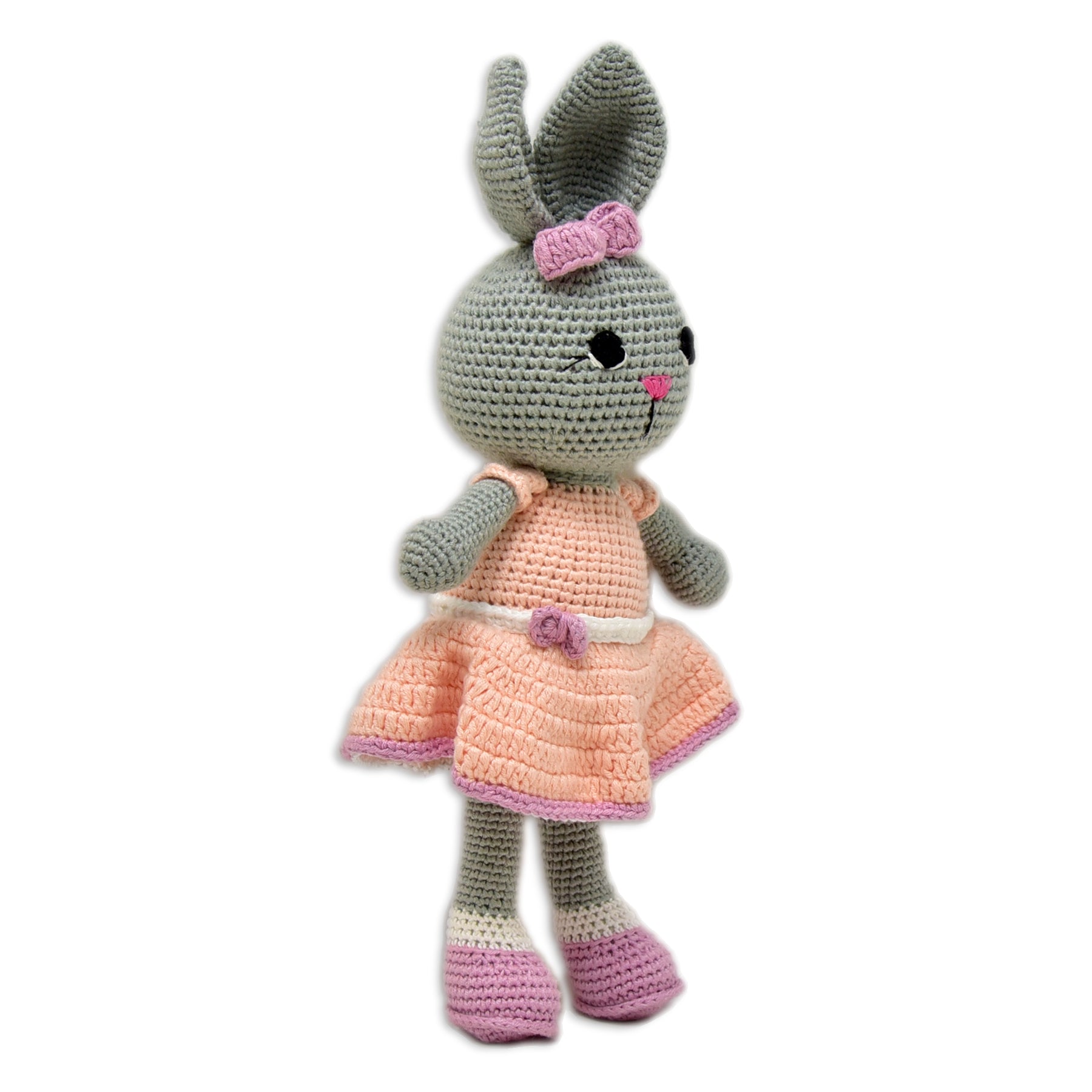Blossom the Bunny - Cute Handmade Crocheted Soft Toy