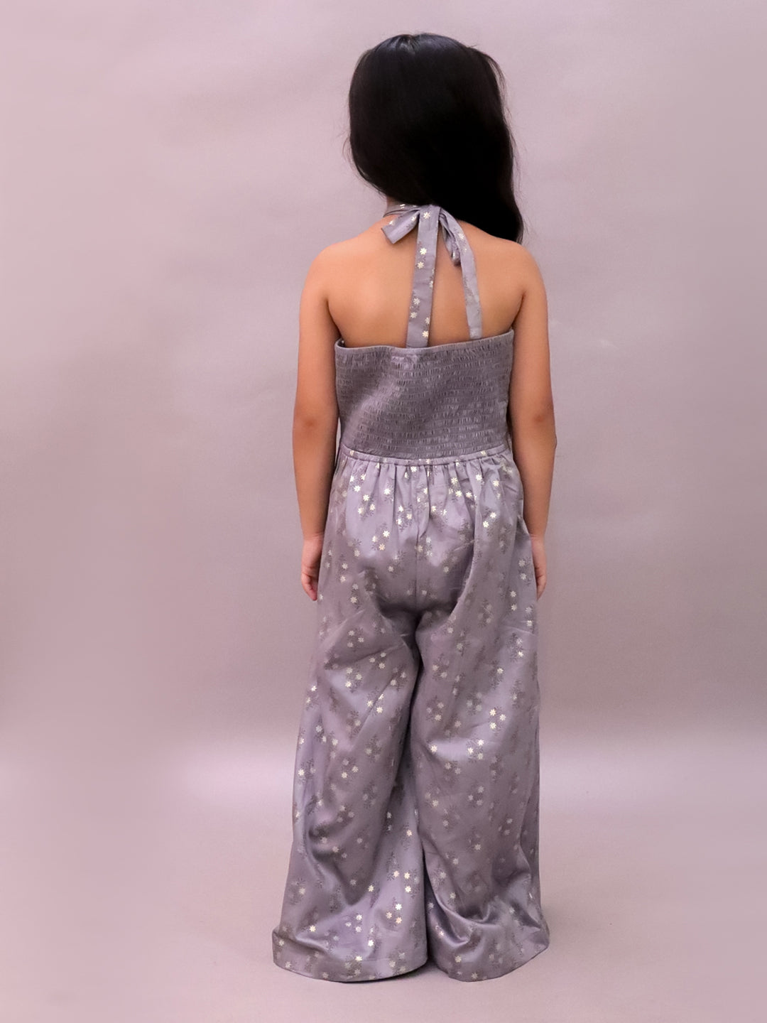 Mehfil Grey Stylish Jumpsuit For Girls