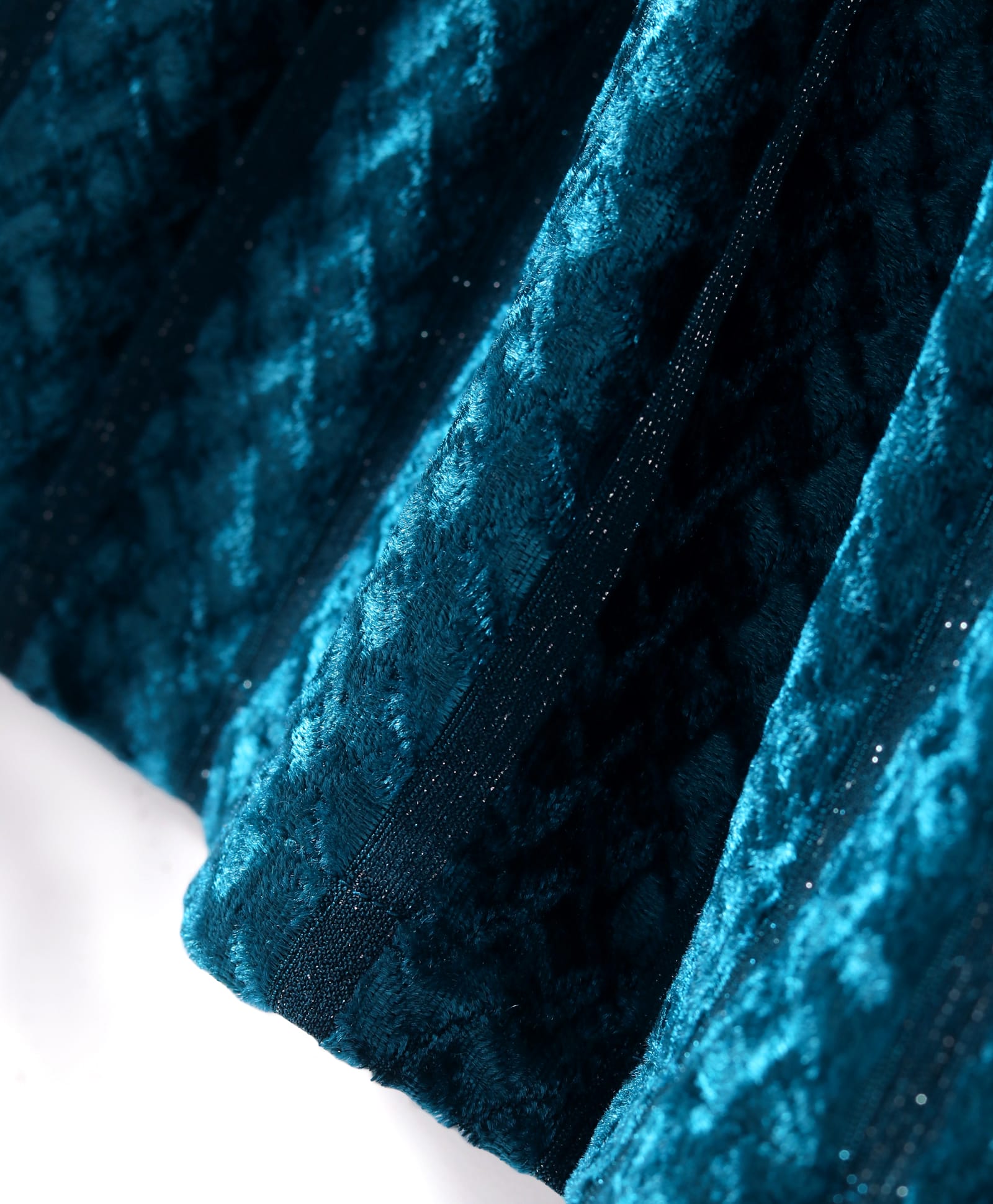 Glam Up Girls Teal Velvet Party Dress