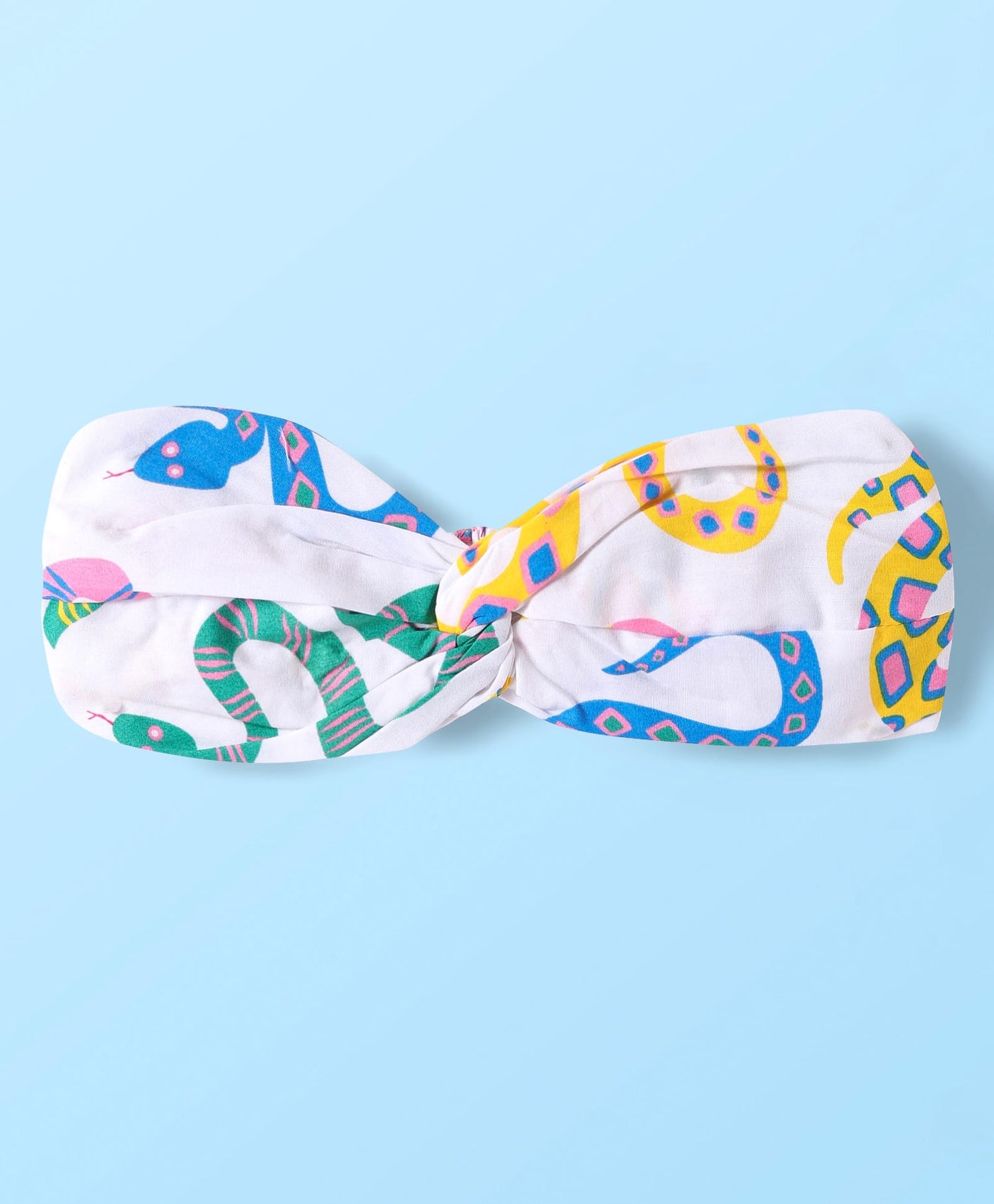 Board game inspired Girls Multi Color Snake Print Top and Shorts Set