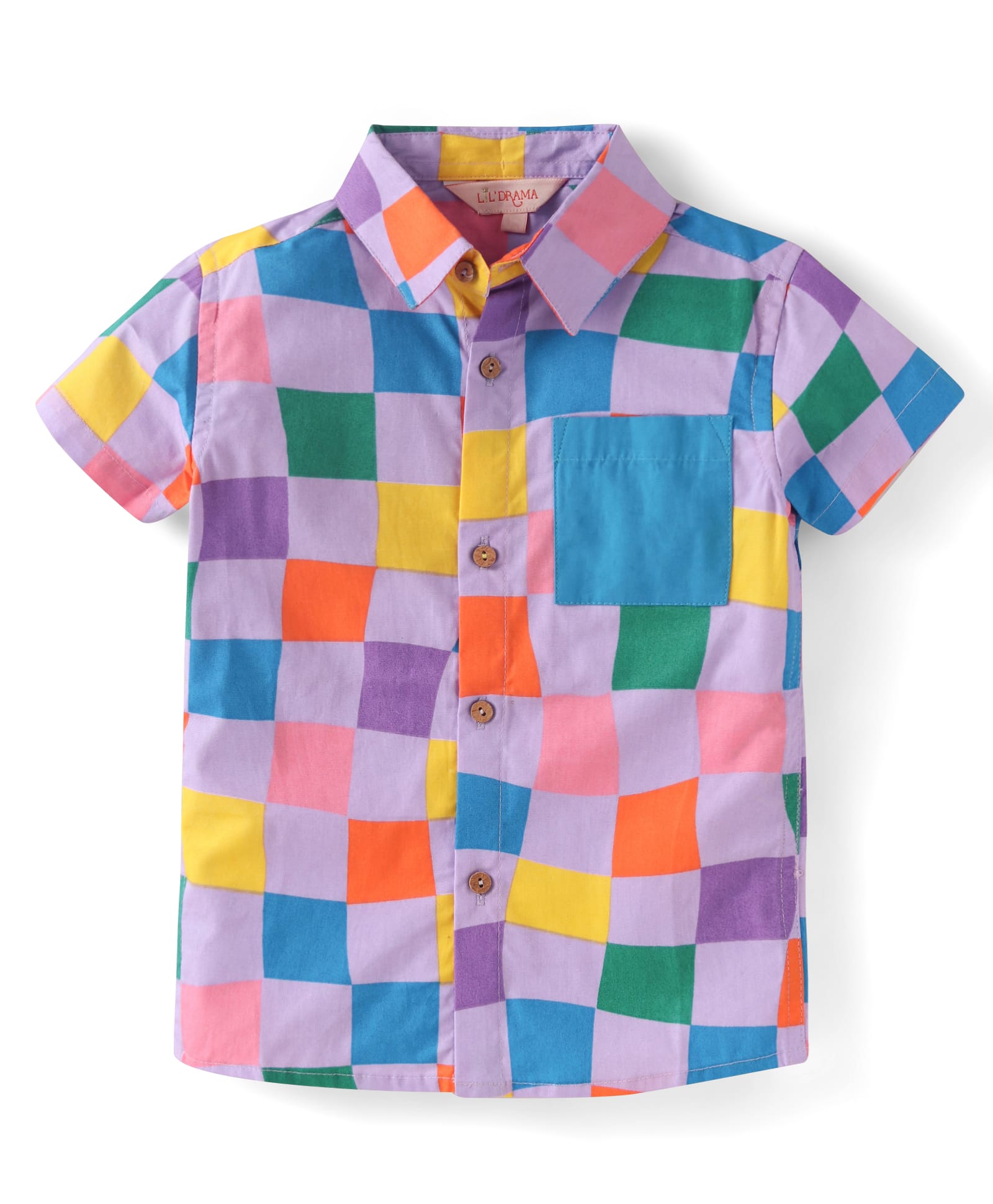 Board game inspired Boys Multi Color Rotary Print Shirt and Boxer Set