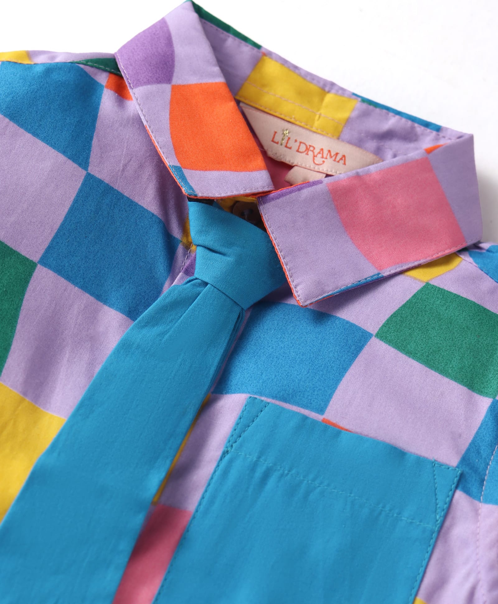 Board game inspired Boys Multi Color Rotary Print Shirt and Boxer Set