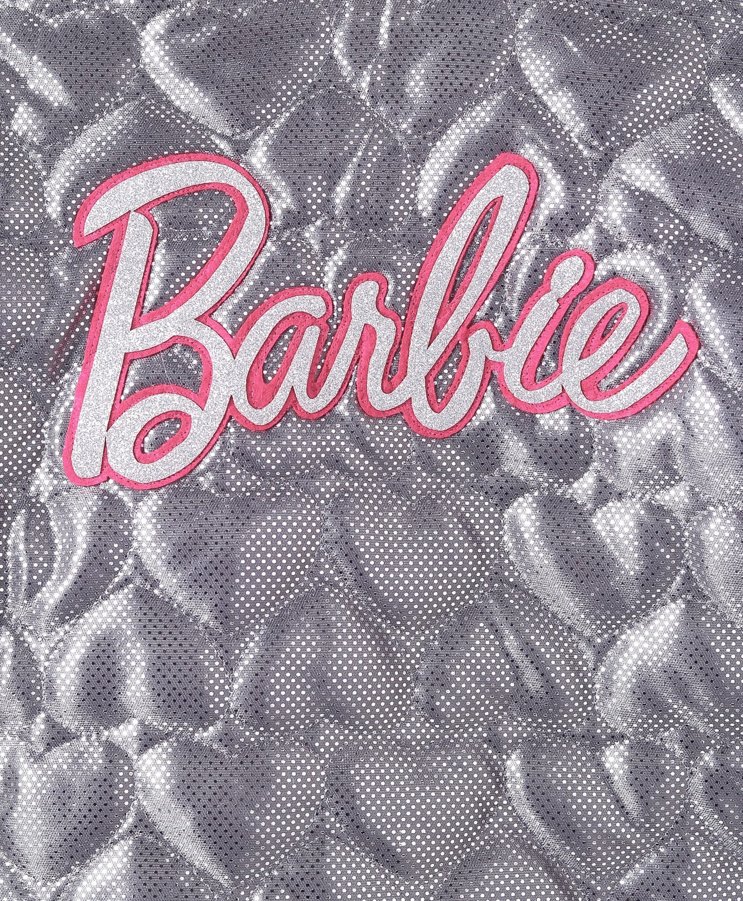 Girls Silver Shimmer Barbie Rockstar Shrug