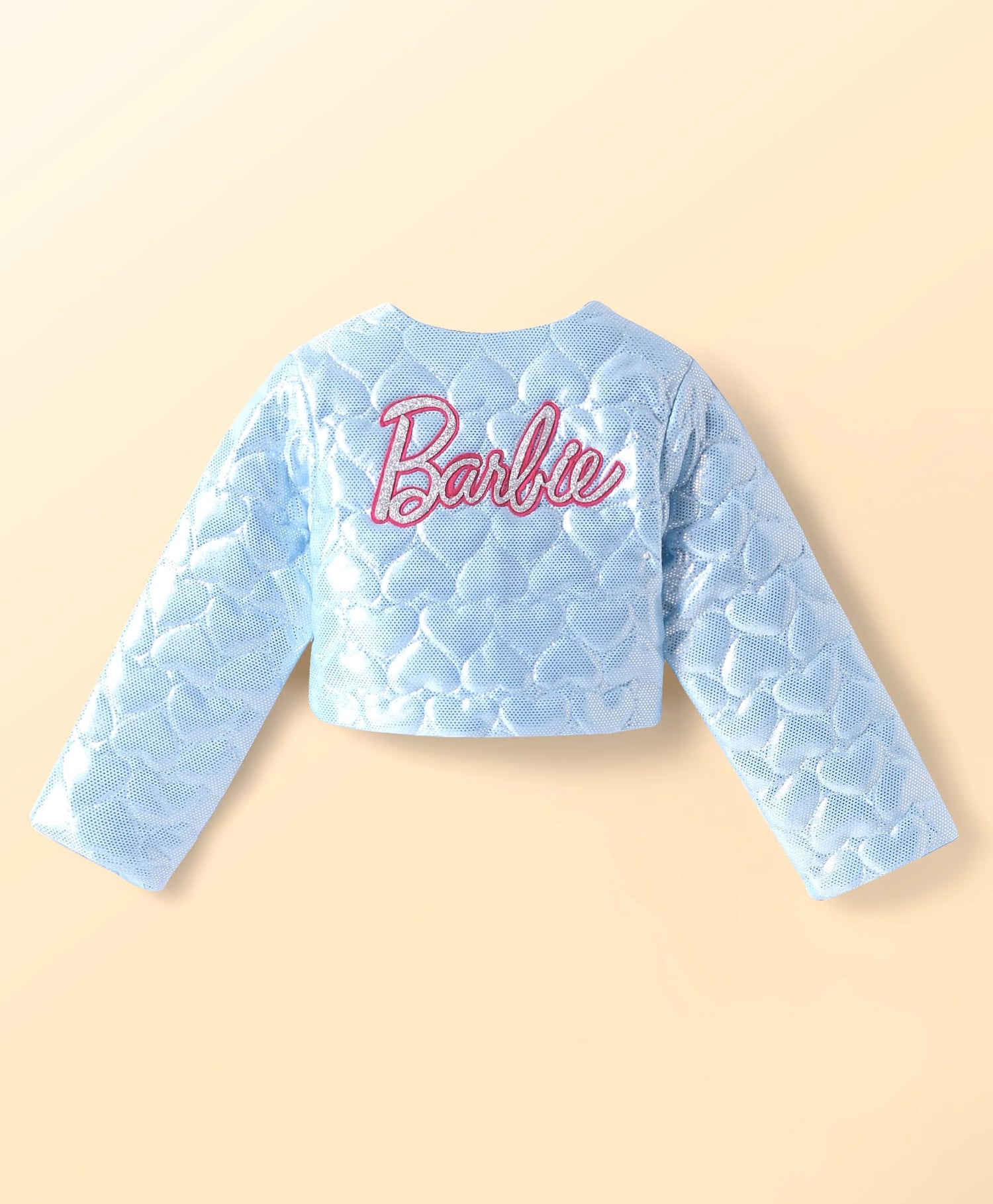 Girls Blue Shimmer Barbie Rockstar Shrug