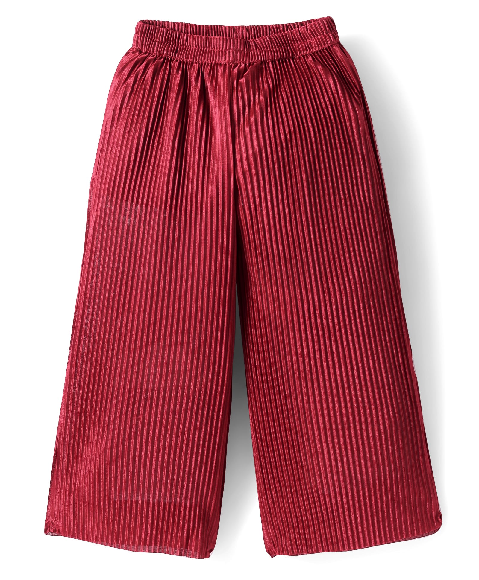 Glam up Girls Maroon Party Top with Pant Girls Co-ordinate set