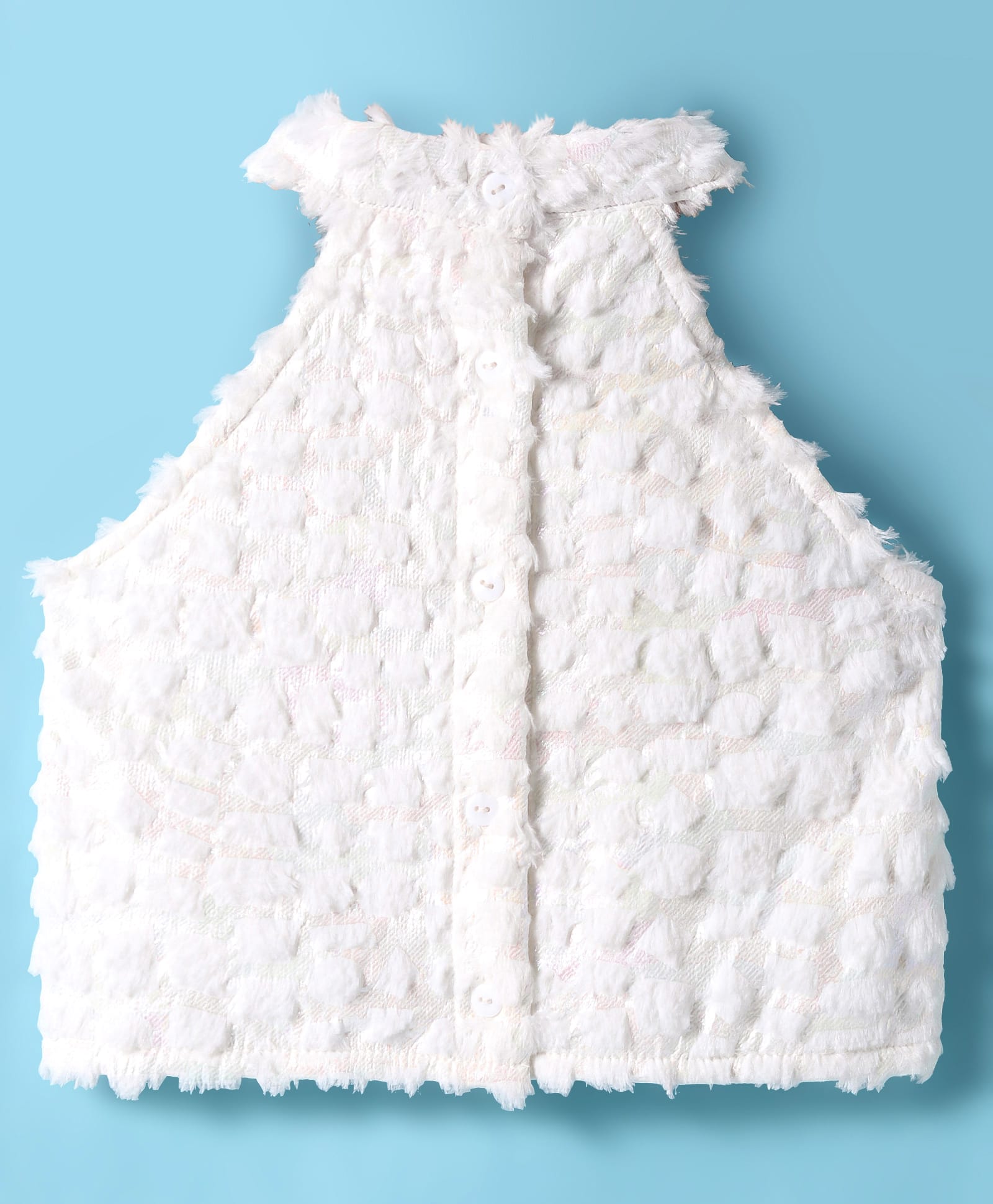 Rainbow Girls White Stylish Top with Pink Skirt Party Co-ordinate Set