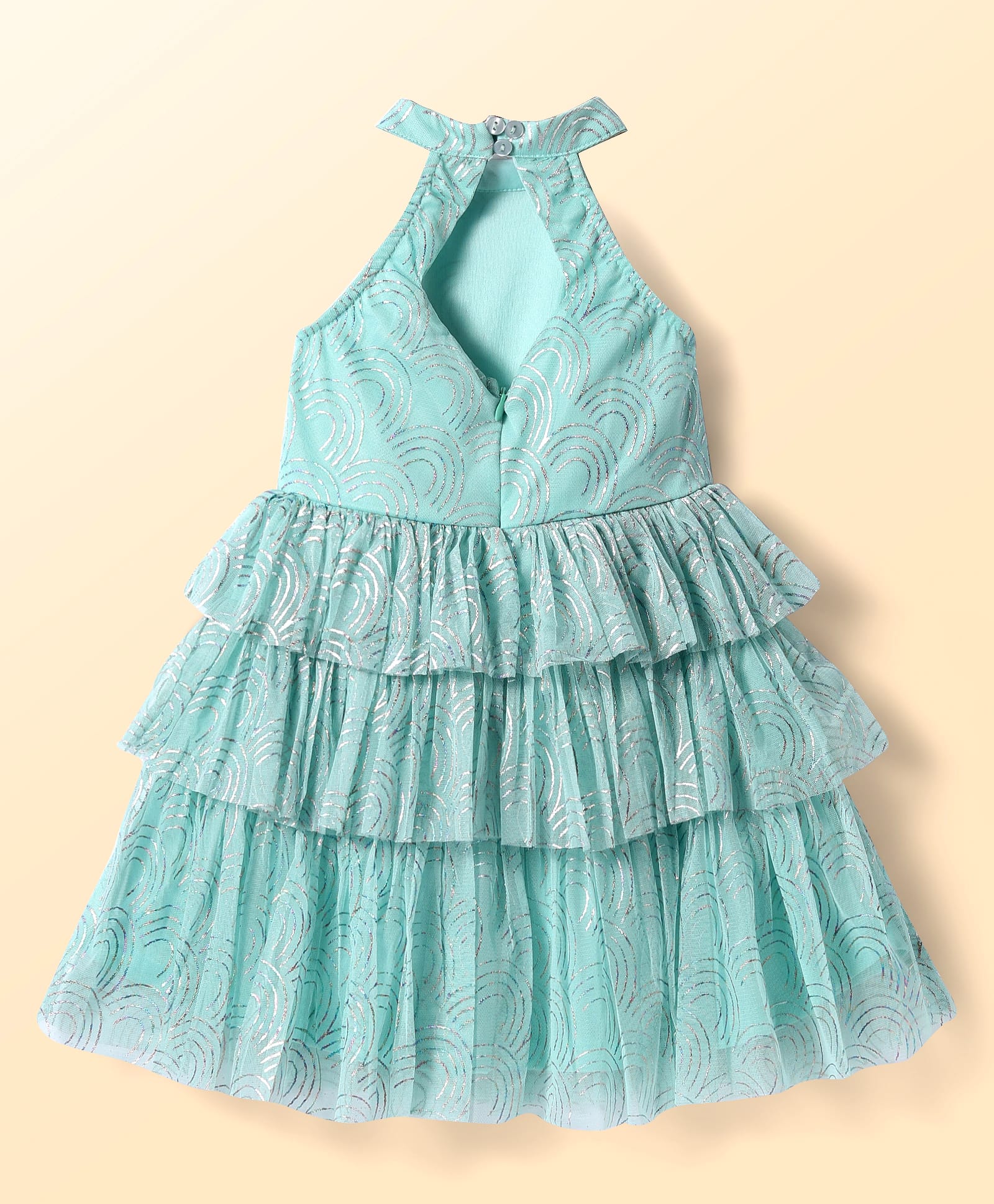 Razzle Dazzle Girls Blue Georgette Party Dress
