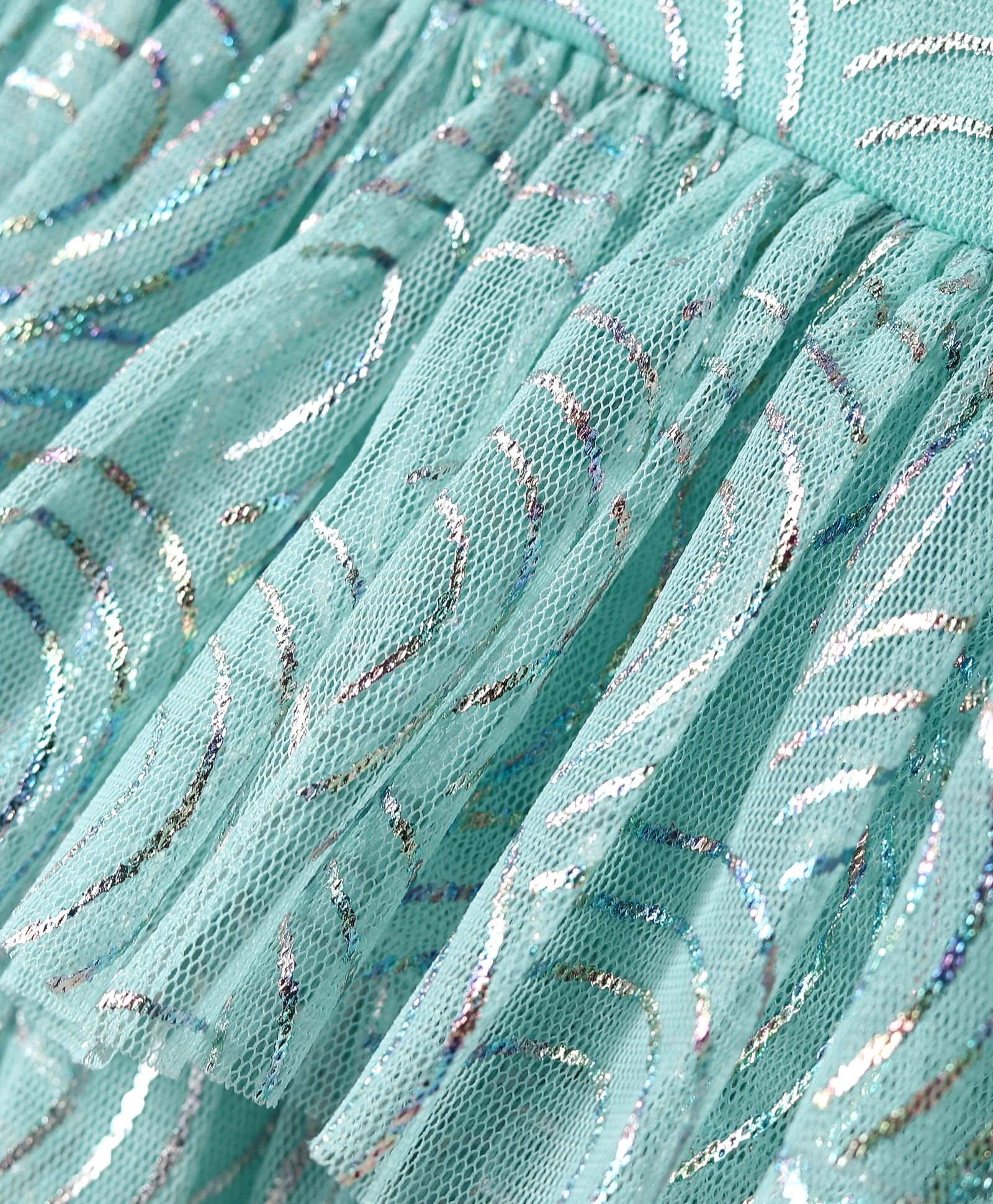 Razzle Dazzle Girls Blue Georgette Party Dress