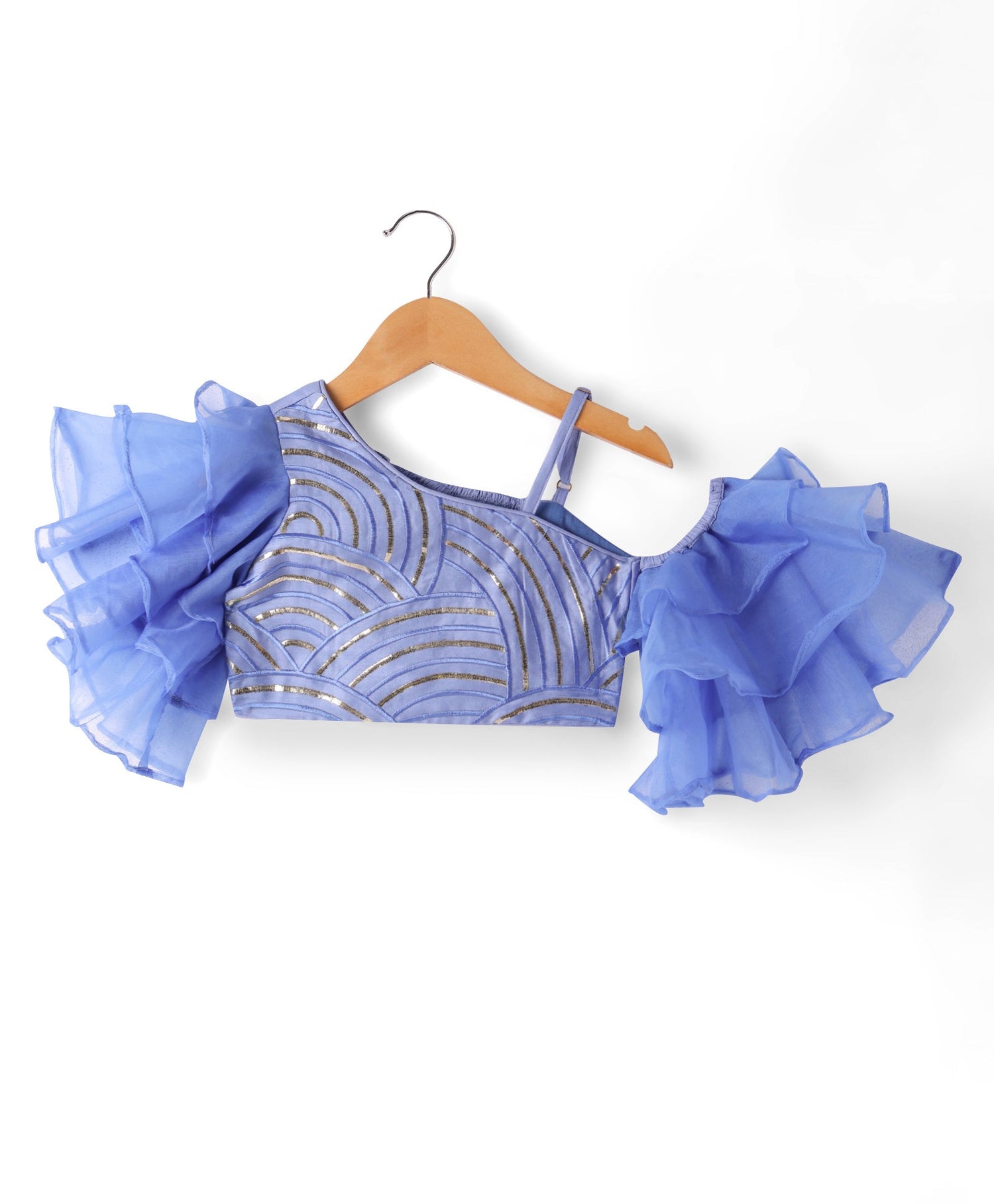 Bollywood Tadka Blue Ghagra Choli set for Girls