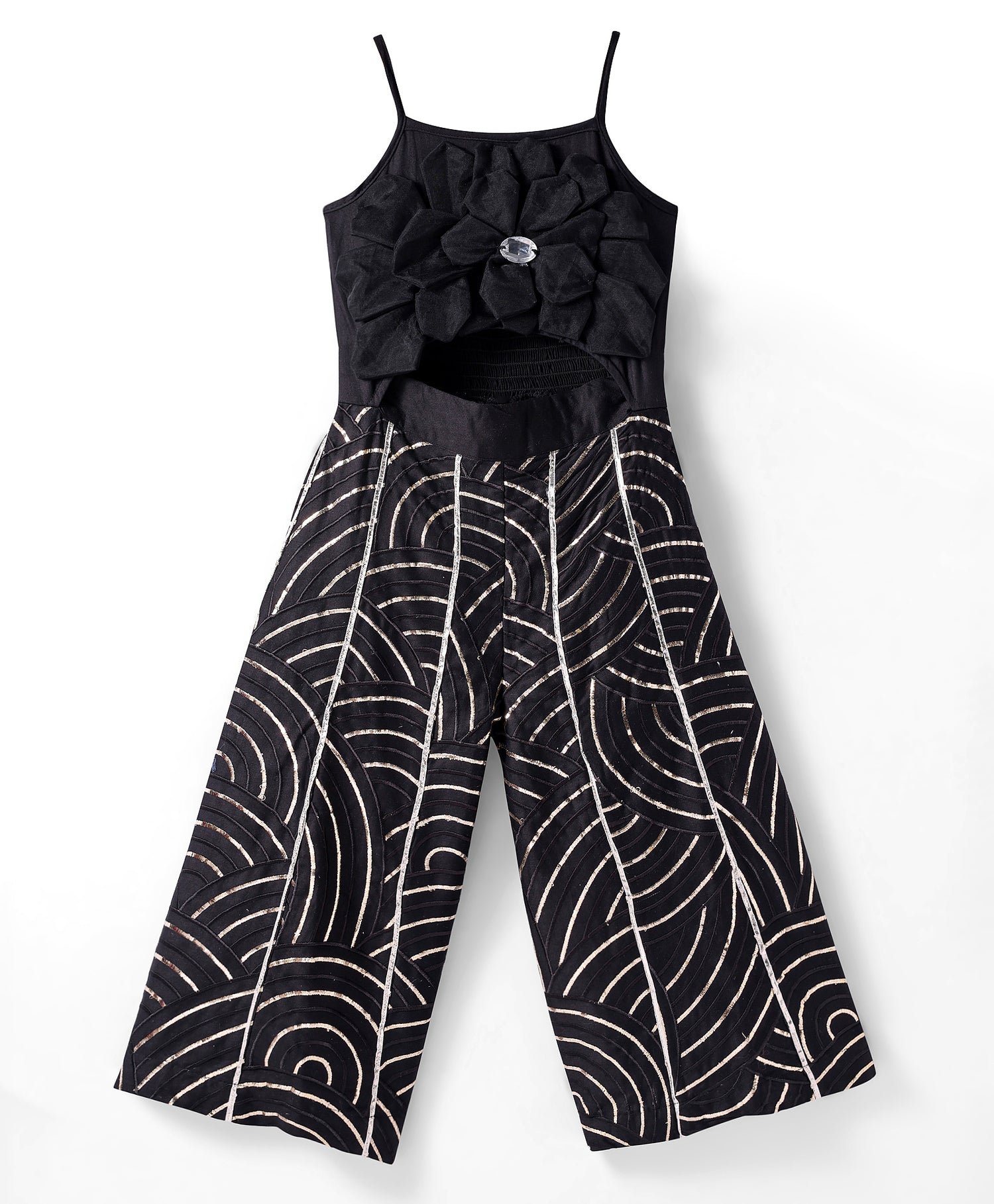 Bollywood Tadka Black Jumpsuit for Girls