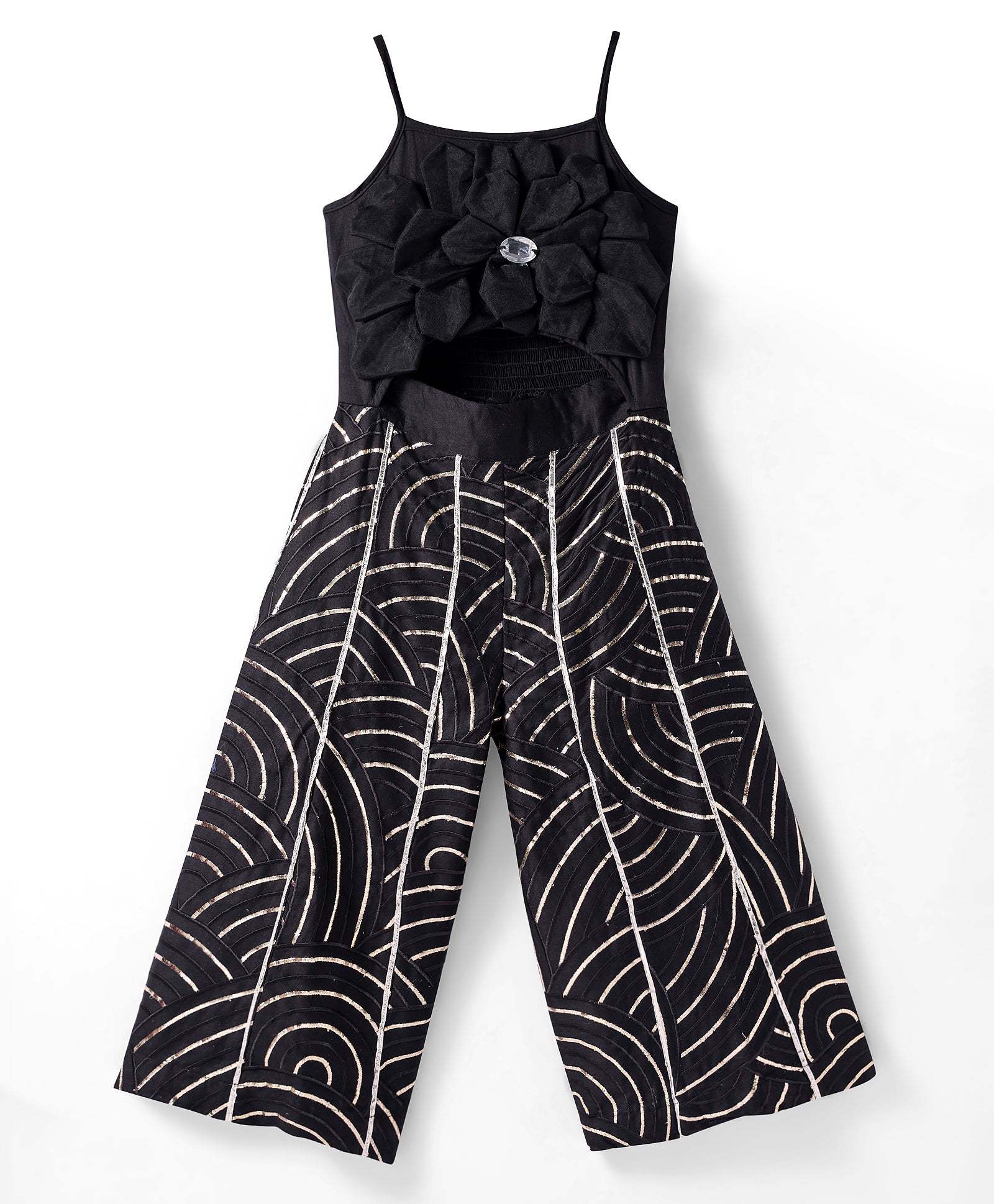 Bollywood Tadka Black Jumpsuit for Girls