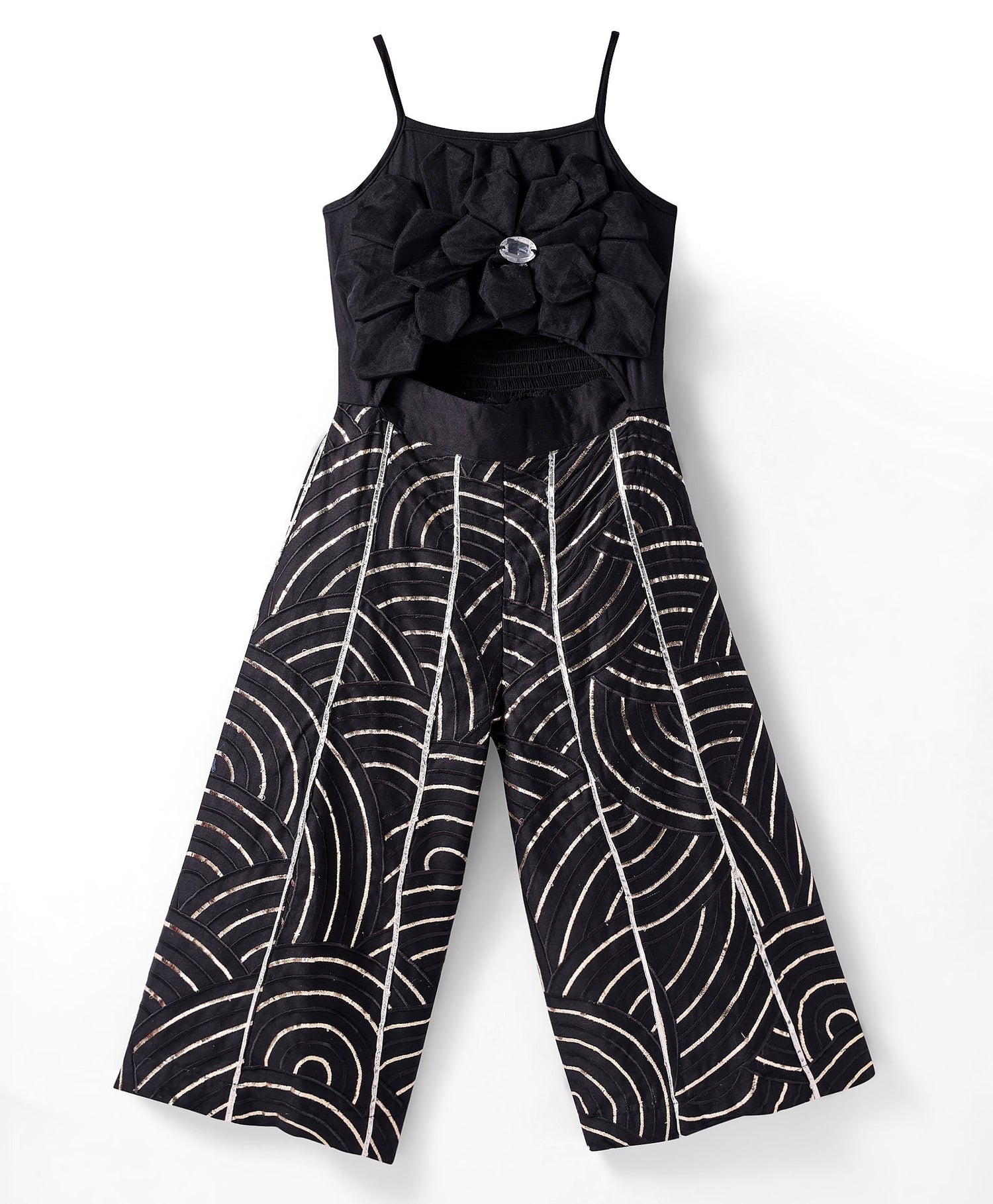Bollywood Tadka Black Jumpsuit for Girls