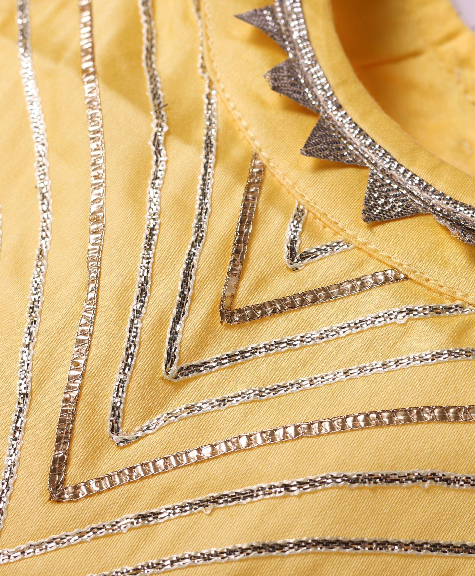 Mehfil Yellow Girls Co-ordinate set for Girls