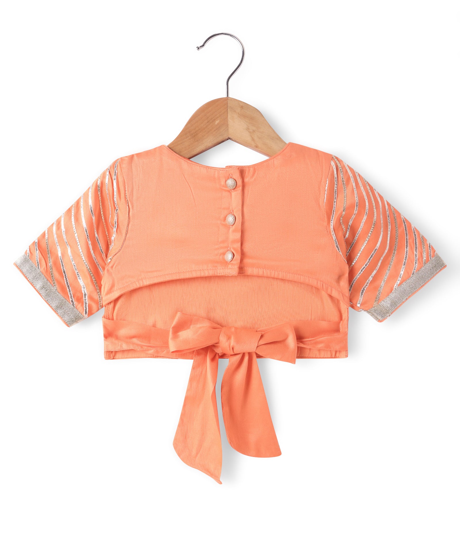 Mehfil Orange Ghagra Choli Dupatta set for Girls