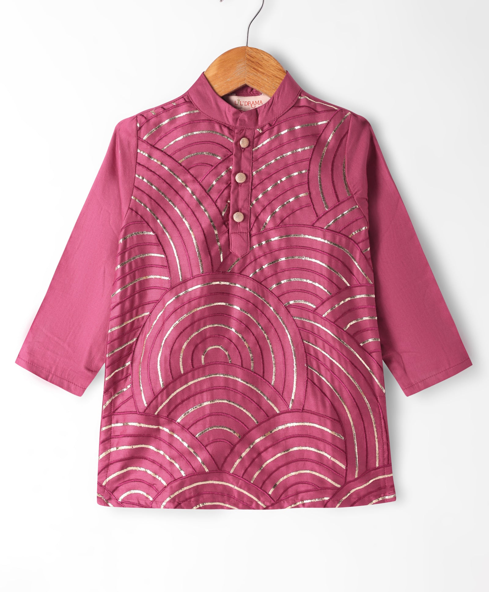 Bollywood Tadka Wine Kurta Pant set for Boys