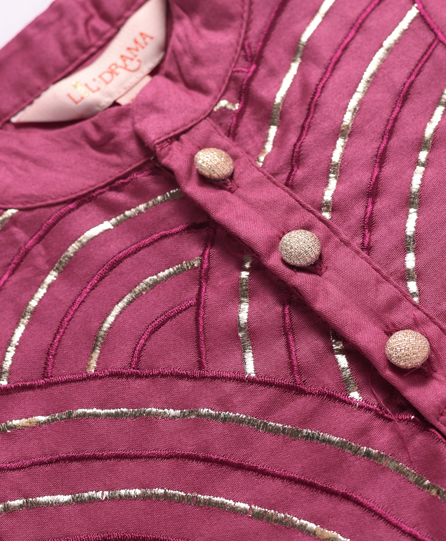 Bollywood Tadka Wine Kurta Pant set for Boys