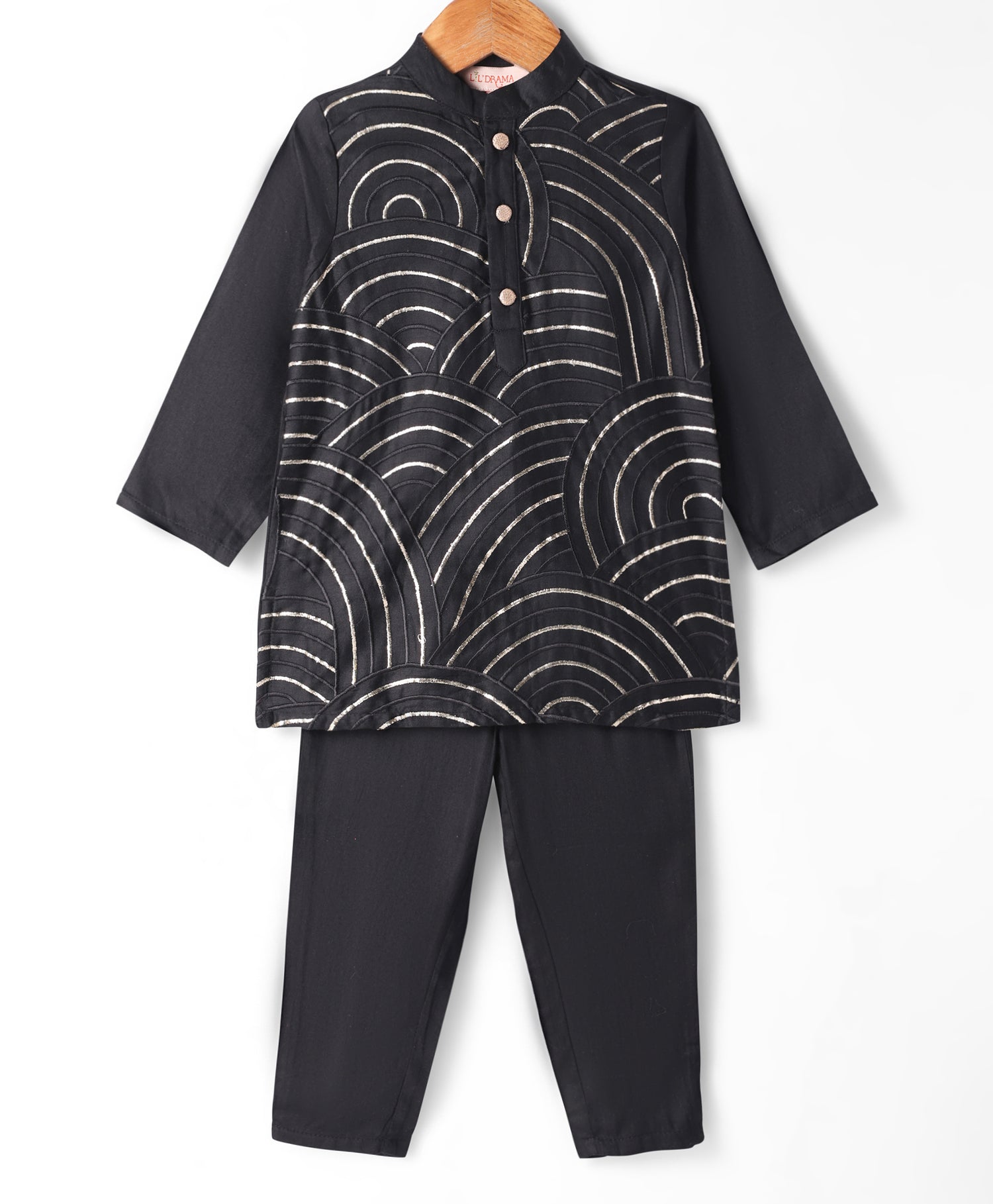 Bollywood Tadka Black  Kurta Pant set for Boys