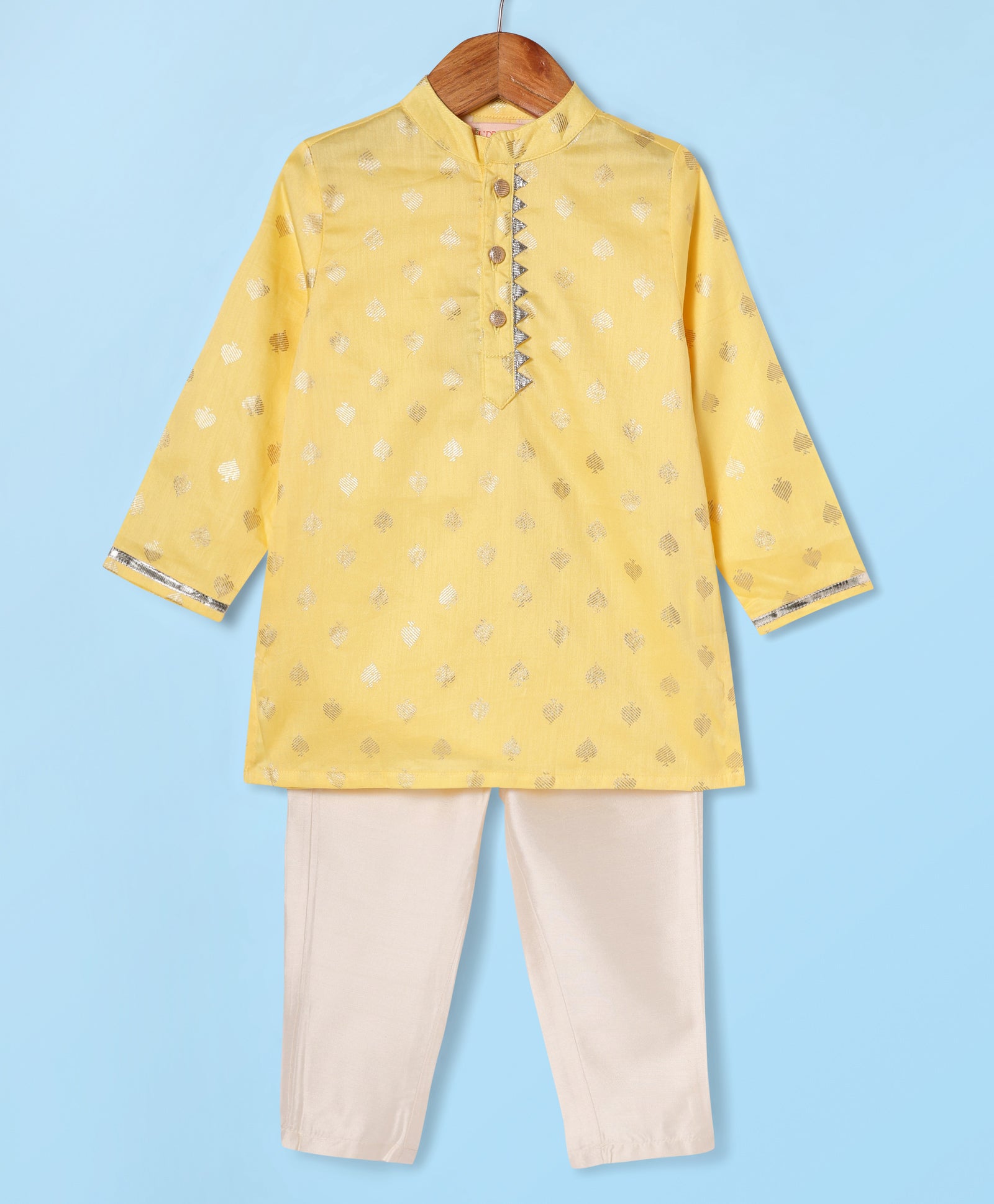 Mehfil Yellow Kurta Pant set for Boys