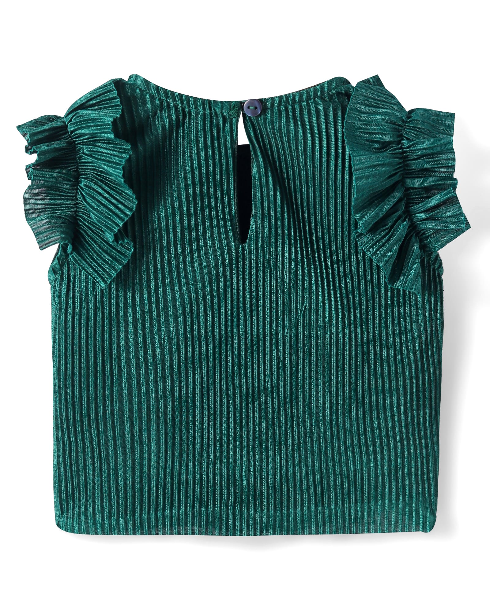 Glam up Girls Green Party Top with Pant Girls Co-ordinate set