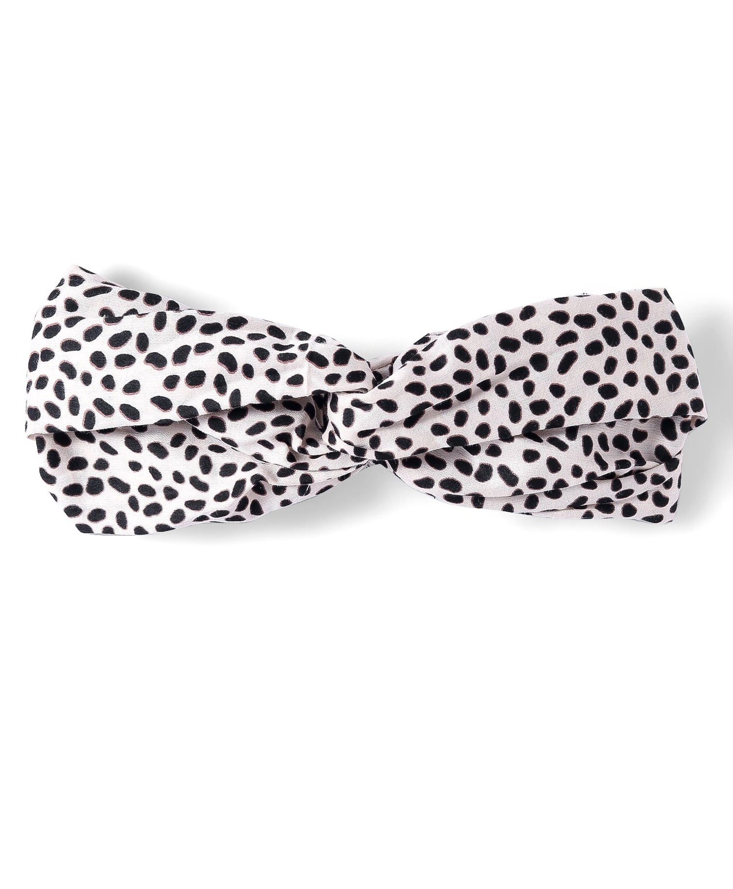 Roar at the Door Girls Brown and Black Printed Dress with Hairband