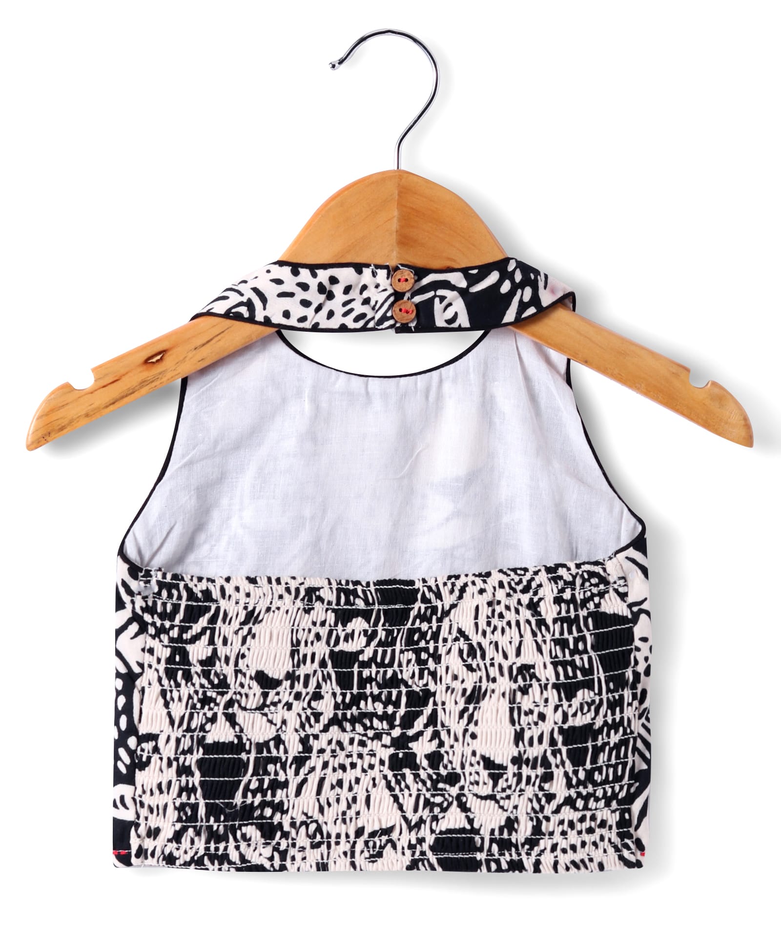 Roar at the Door Girls Brown and Black Printed Top and Pant Set with Hairband