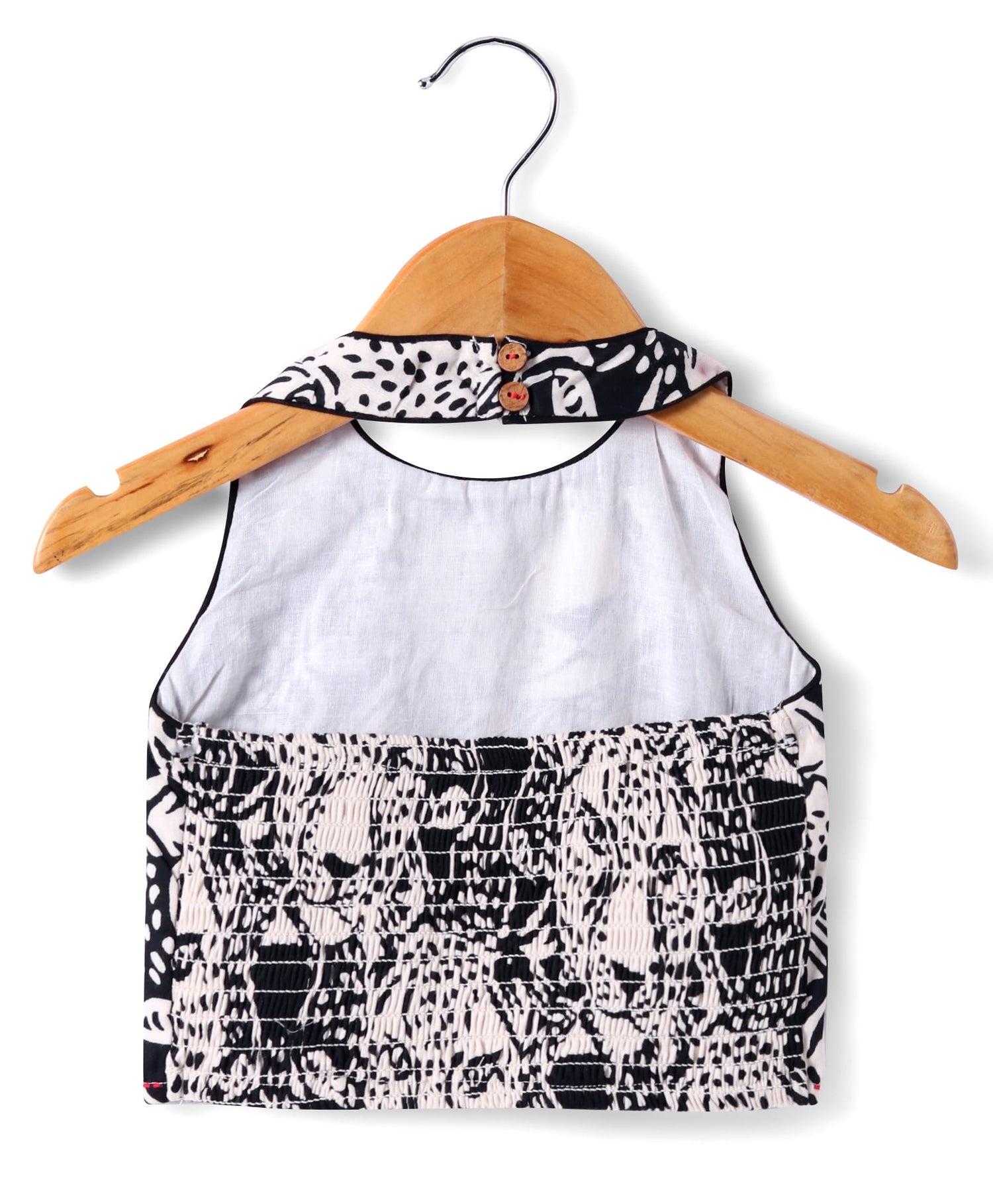 Roar at the Door Girls Brown and Black Printed Top and Pant Set with Hairband