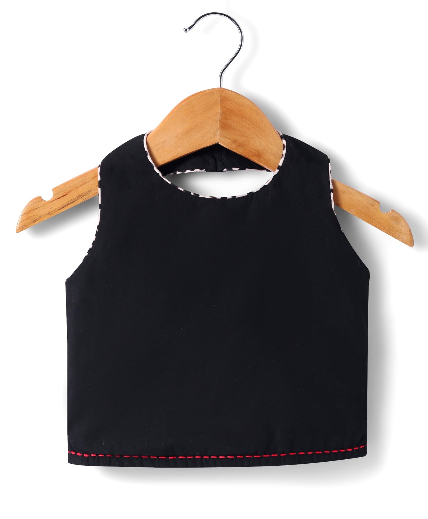 Roar at the Door Girls Brown and Black Printed Top and Shorts Set with Hairband