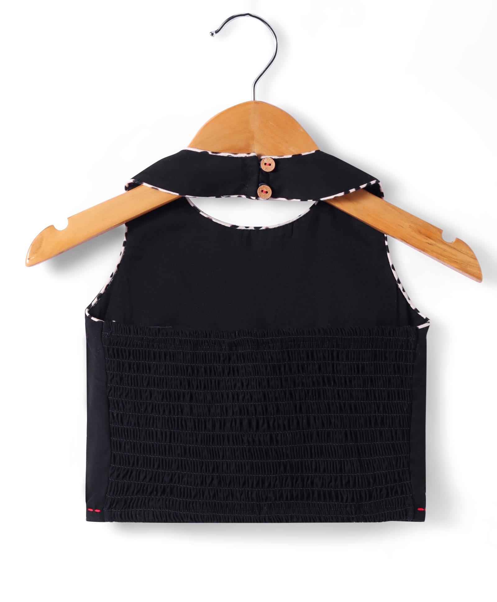 Roar at the Door Girls Brown and Black Printed Top and Shorts Set with Hairband