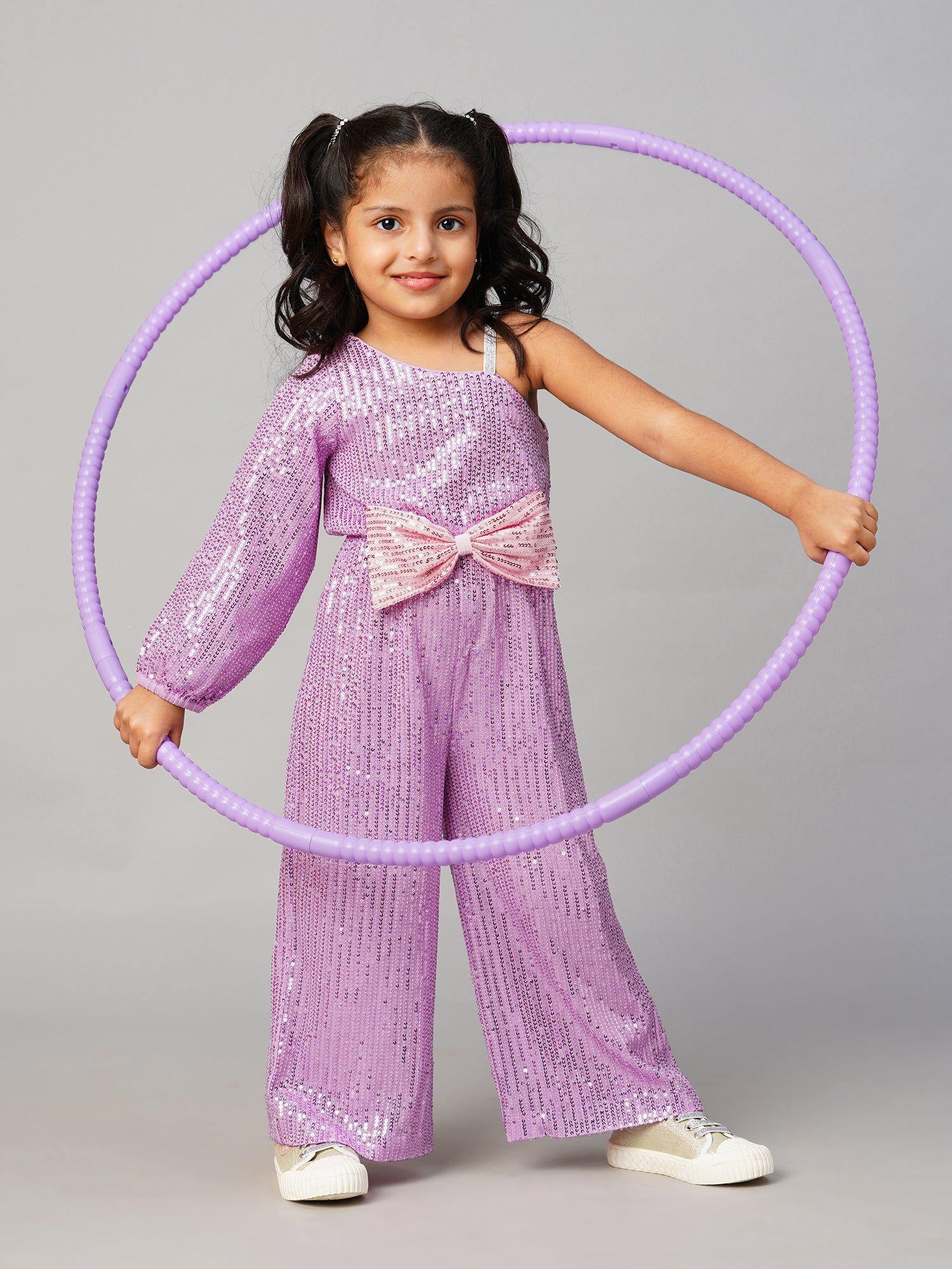 Razzle Dazzle Girls Lavender Party Jumper
