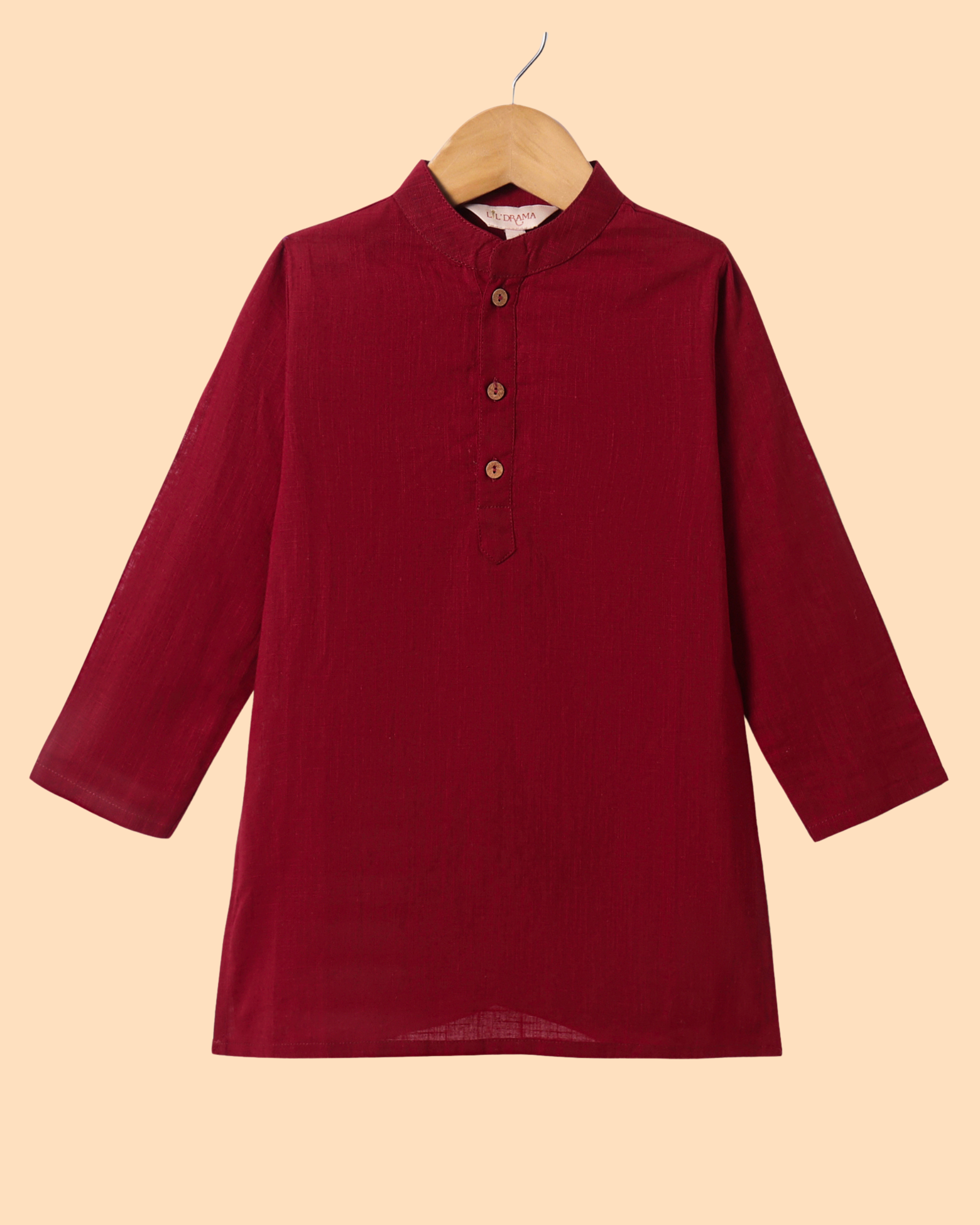 Boys Red Kurta