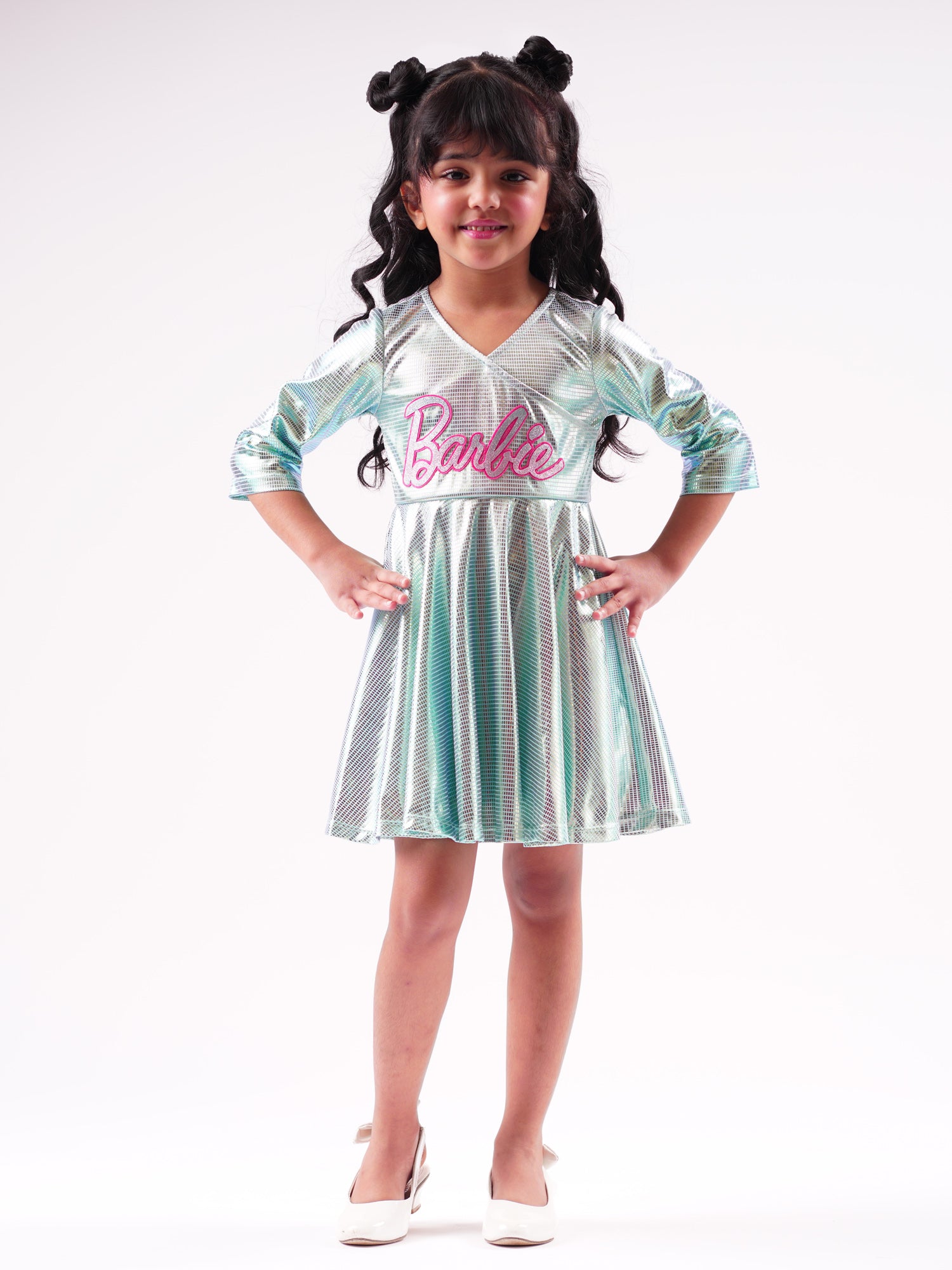 Barbie Blue Shimmer Ballerina Dress for Young Girls