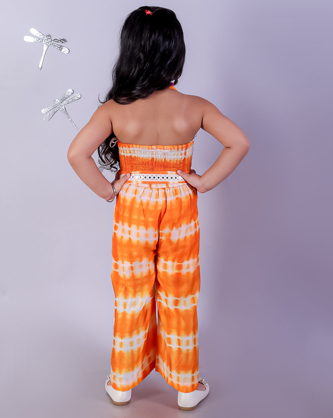 Lil Drama Girls Fusion Ethnic Jumpsuit