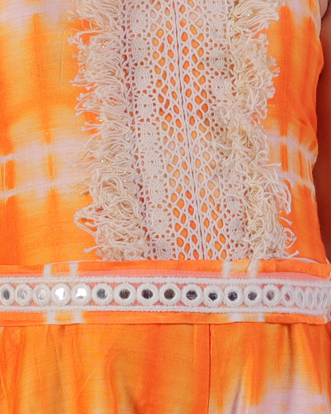 Lil Drama Girls Fusion Ethnic Jumpsuit