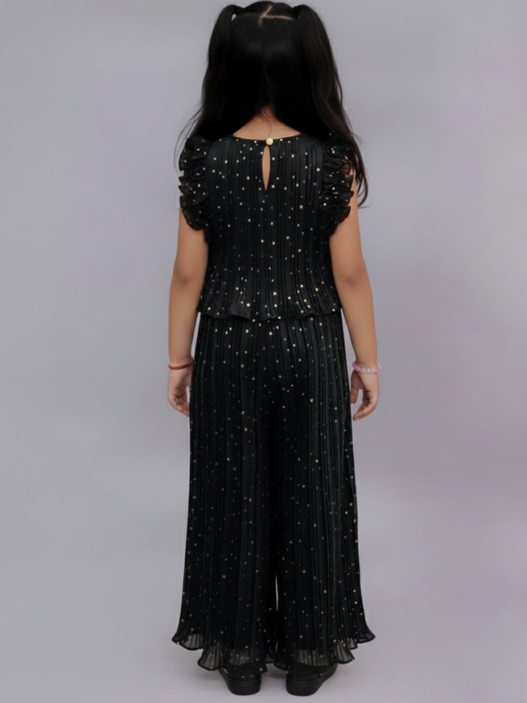 Glam up Girls Black Top and Pant