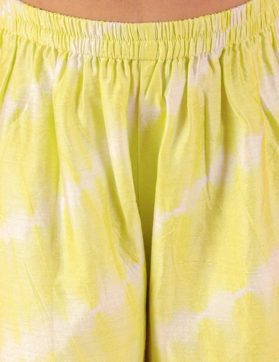 Girls Fusion Tie & Dye Flared Palazzo with Tiered Top