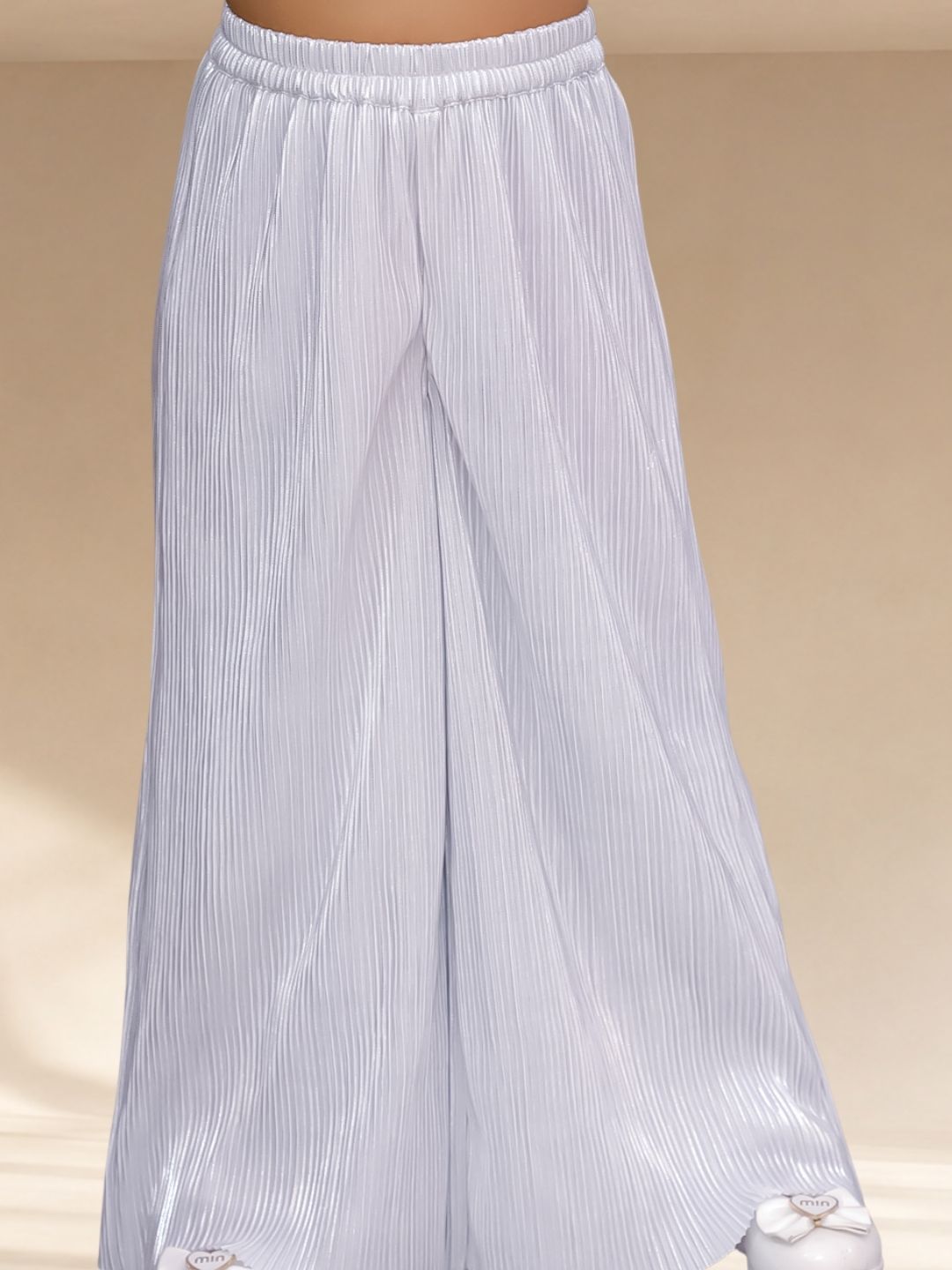 Glam Up Girls White Party Top and Pant Set