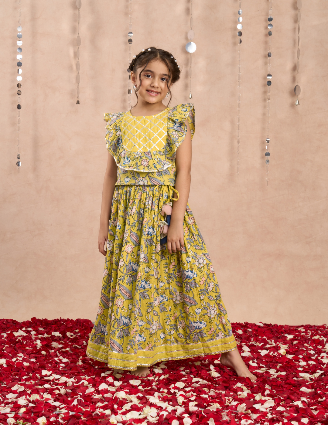 Lil Drama Girls Choli with Ghaghra Set